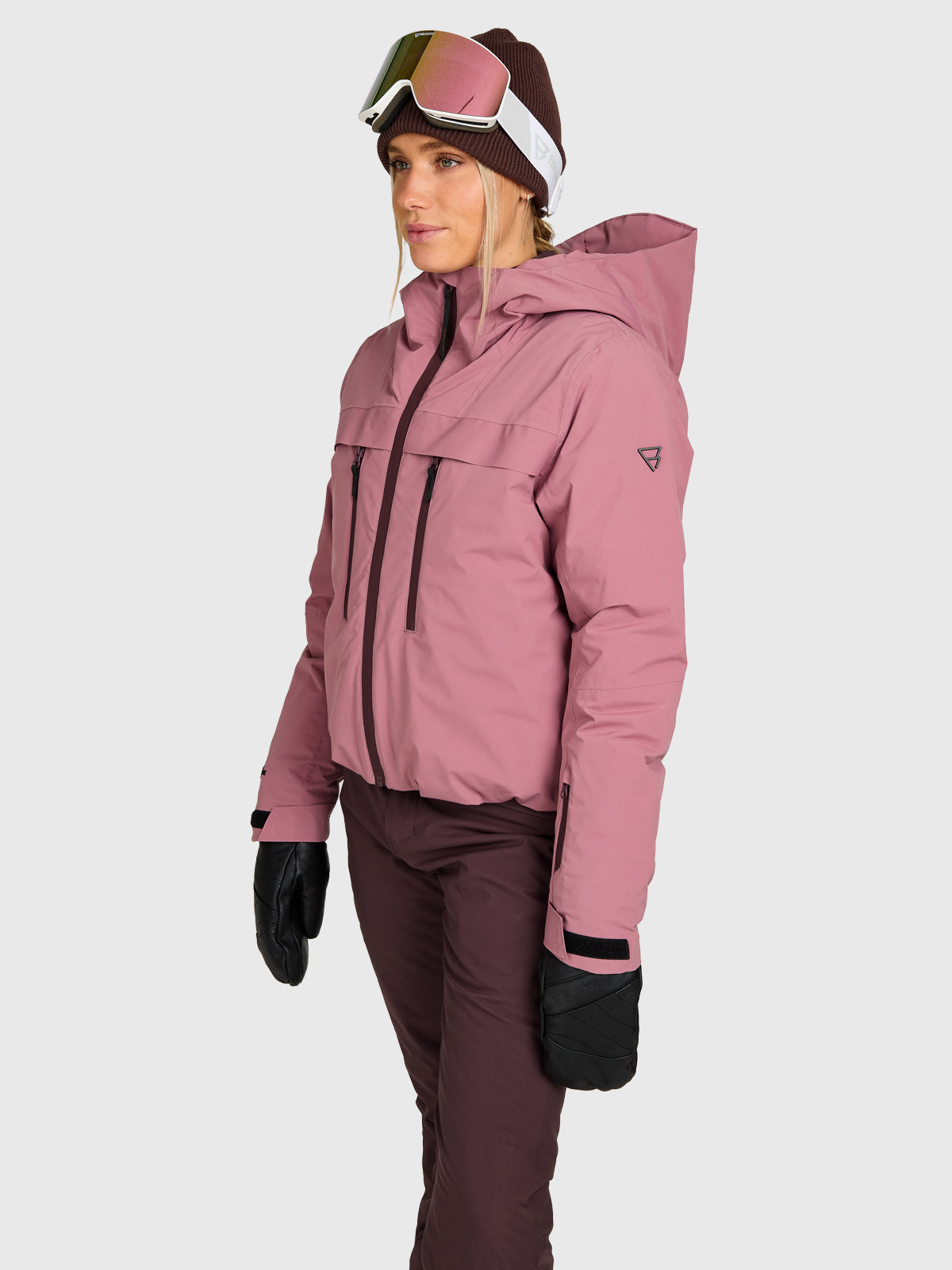 Jarmena Women Snow Jacket | Wistful Mauve
