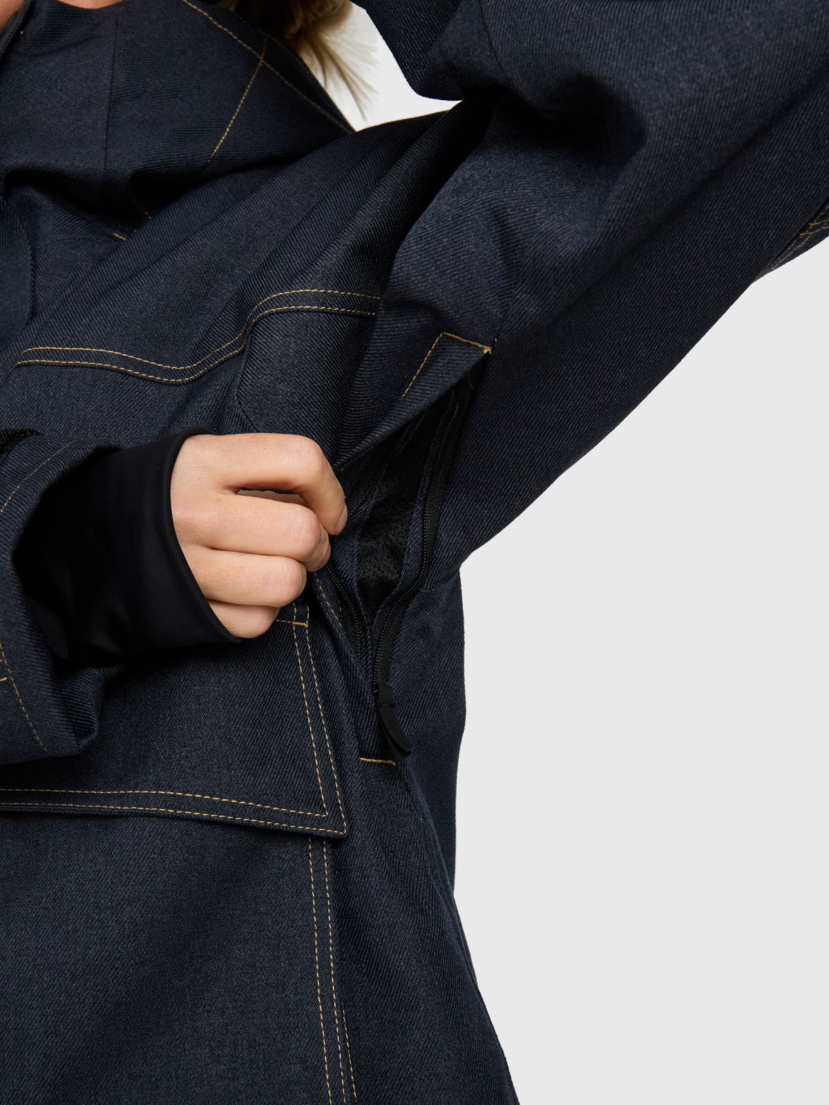 Lima-Denim Women Snow Jacket | Denim