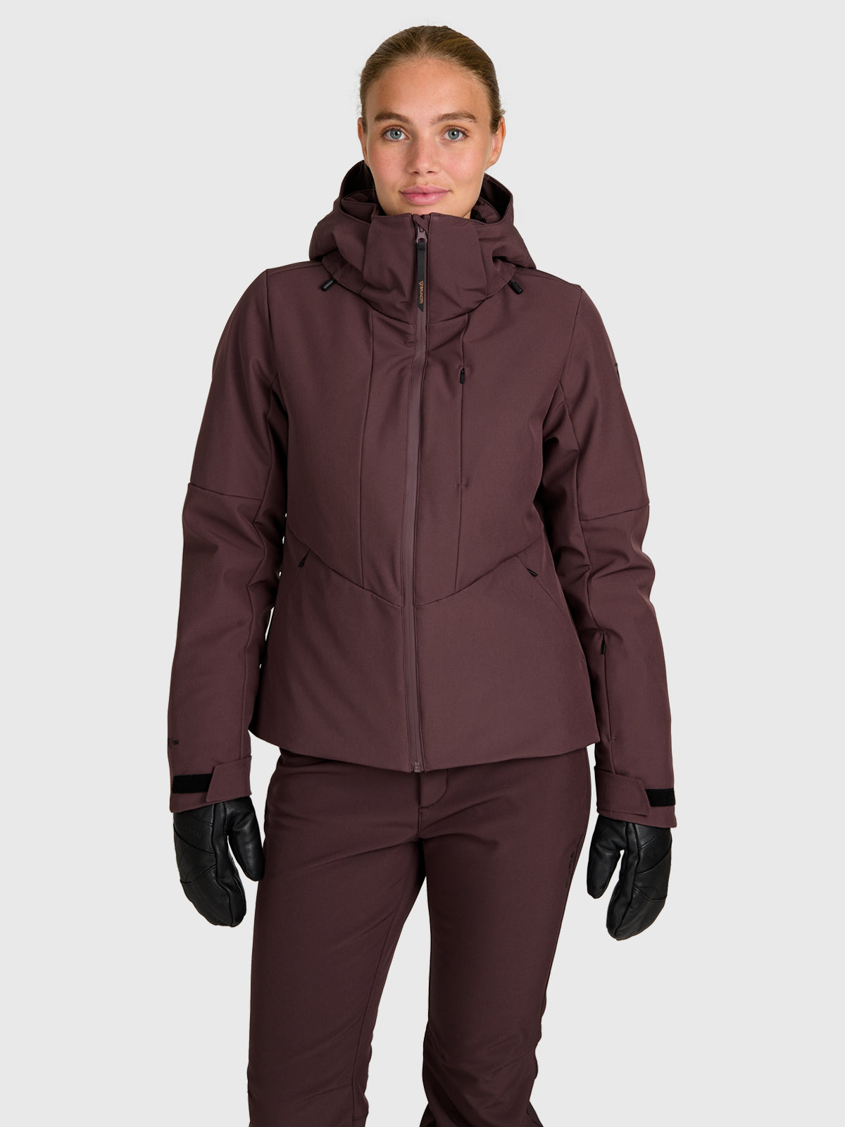 Jana Women Softshell Jacket Snow | Raisin