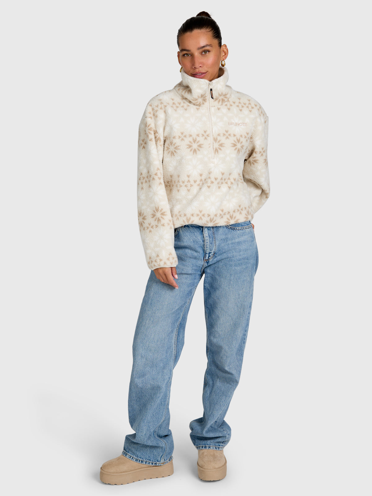 Rezan Women Urban Fleece | Moonbeam
