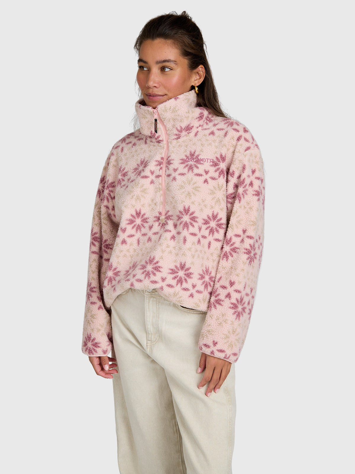 Rezan Women Urban Fleece | Sepia Rose
