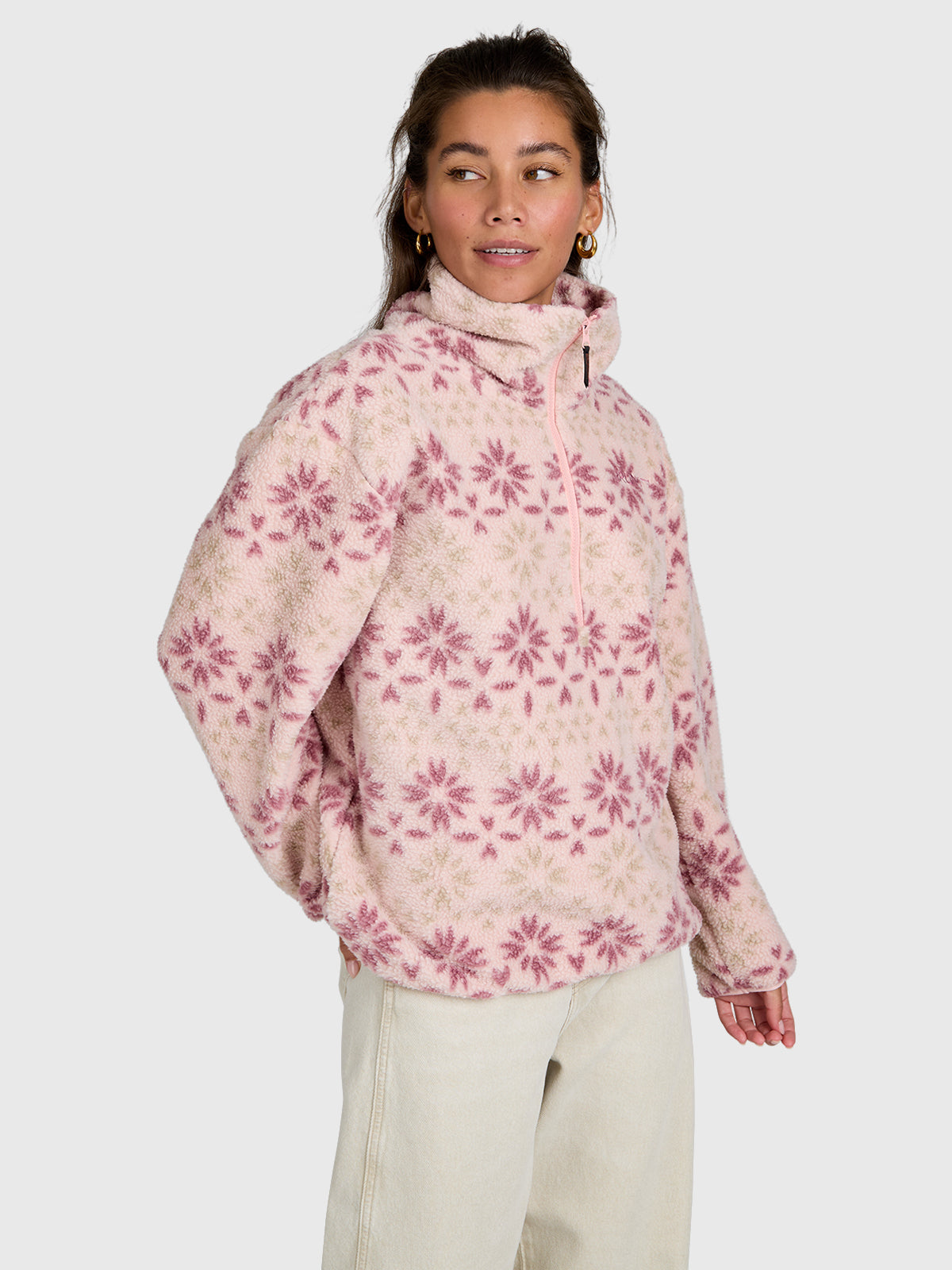Rezan Women Urban Fleece | Sepia Rose
