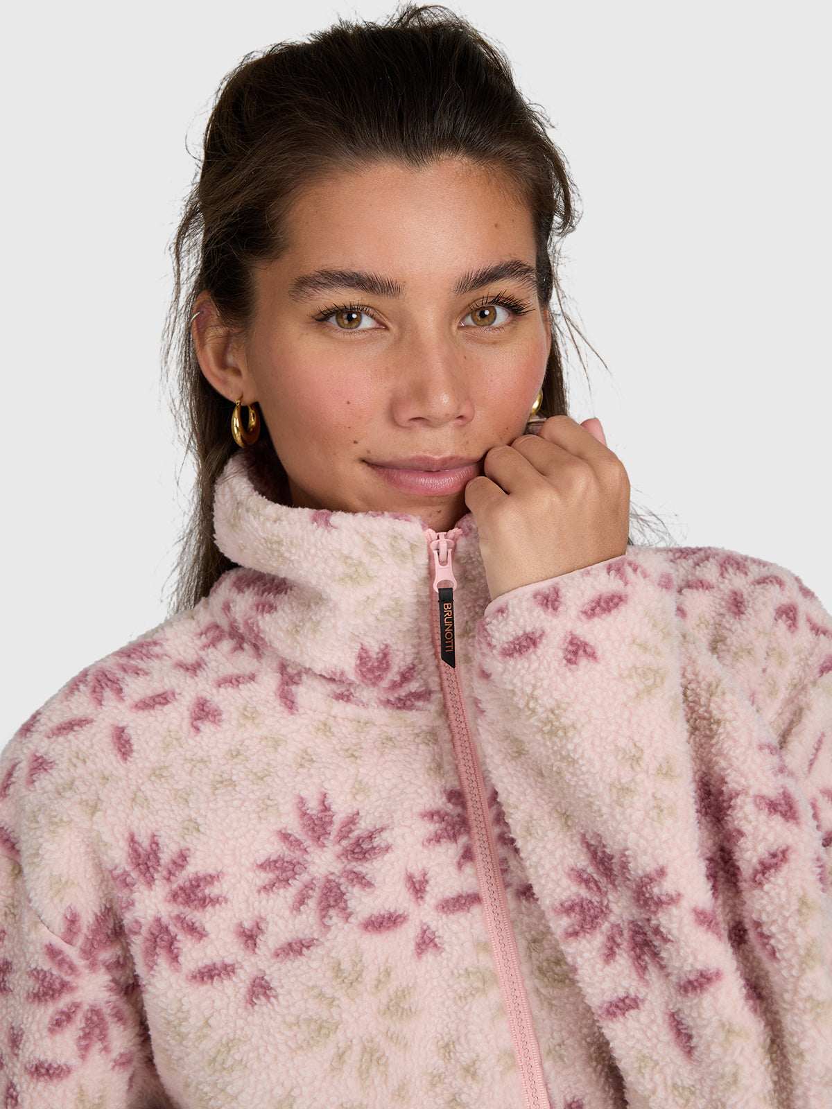 Rezan Women Urban Fleece | Sepia Rose