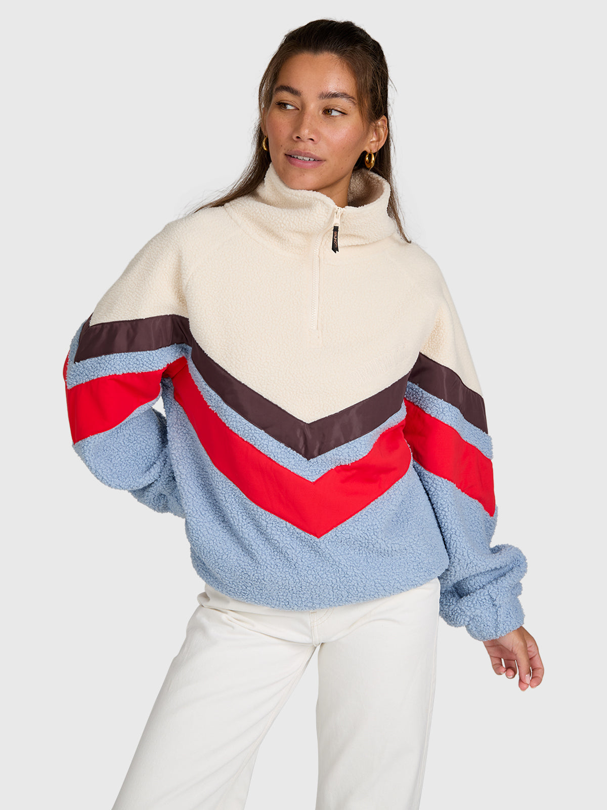 Sandrea Women Urban Fleece | Pale Blue