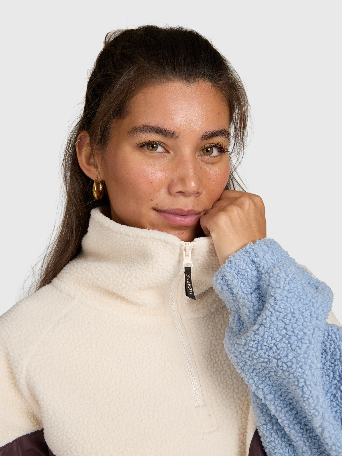 Sandrea Women Urban Fleece | Pale Blue