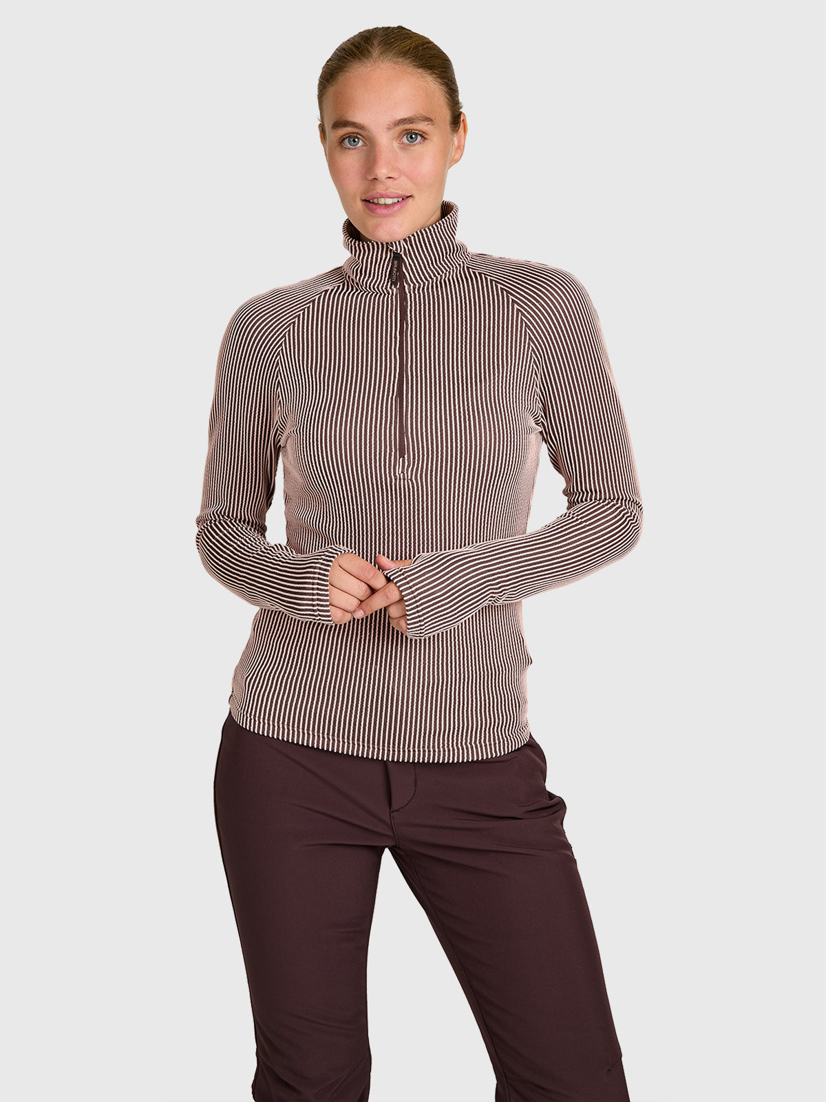 Kiana Women Snow Fleece | Raisin