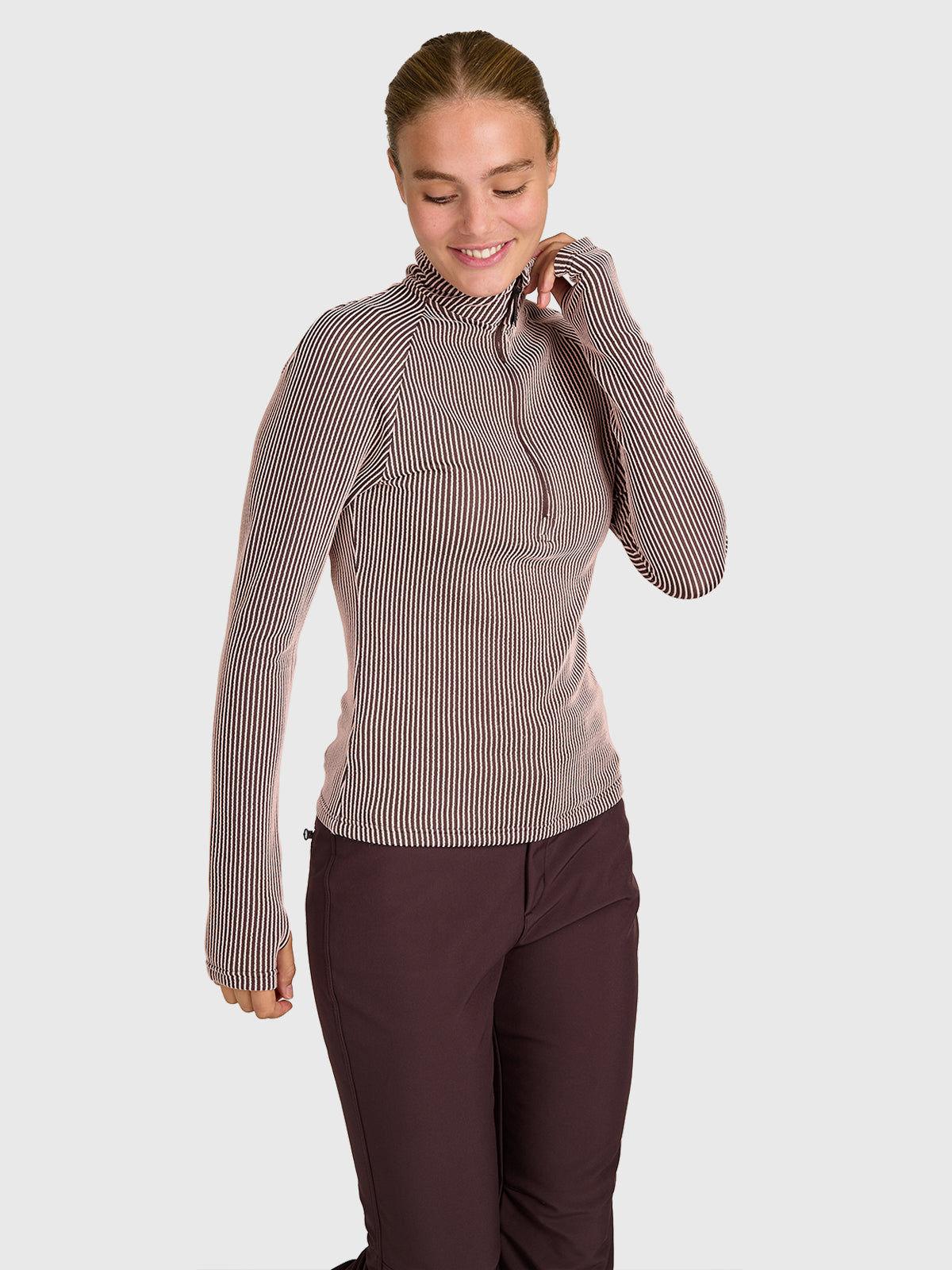 Kiana Women Snow Fleece | Raisin