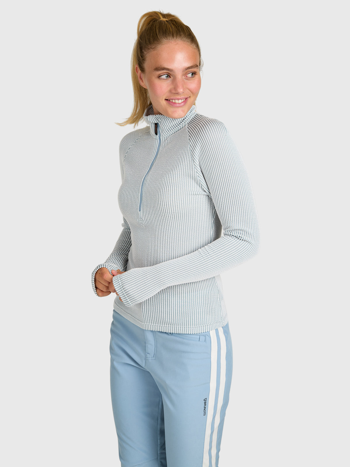 Kiana Women Snow Fleece | Pale Blue