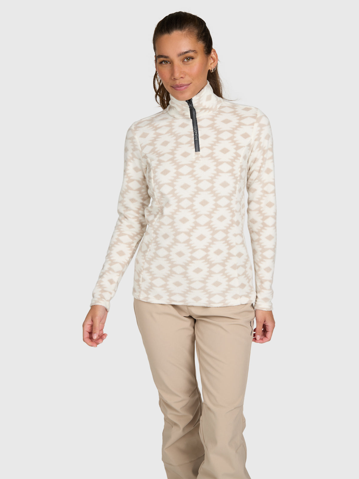 Misma-Print Women Snow Fleece | Snow