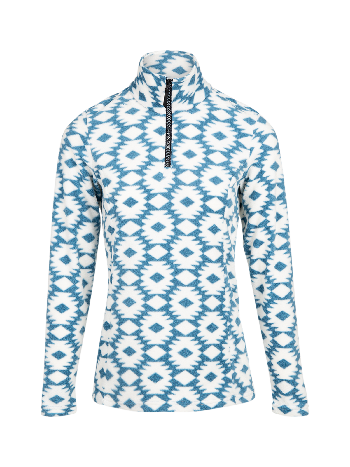Misma-Print Women Snow Fleece | Pale Blue