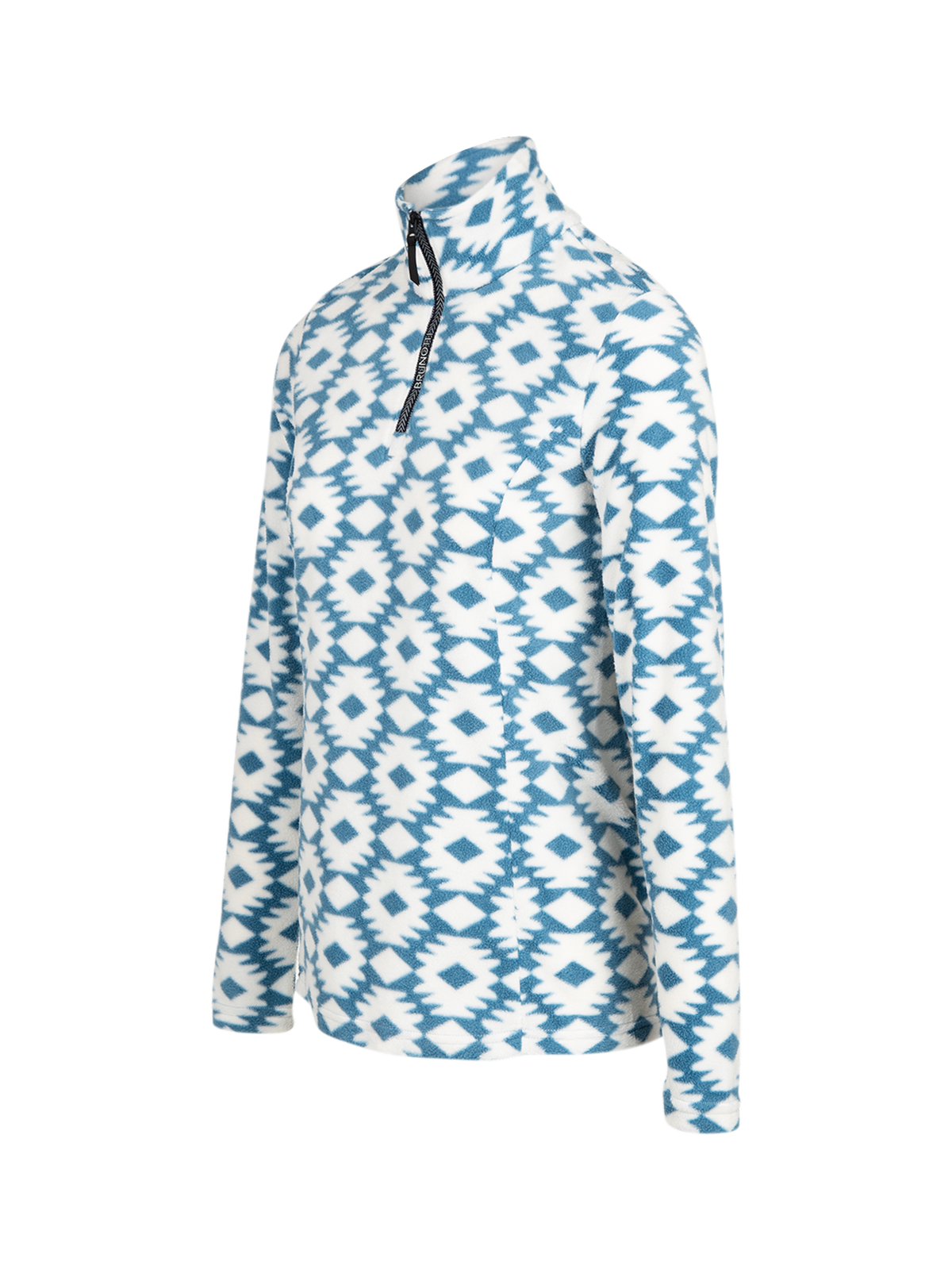 Misma-Print Women Snow Fleece | Pale Blue