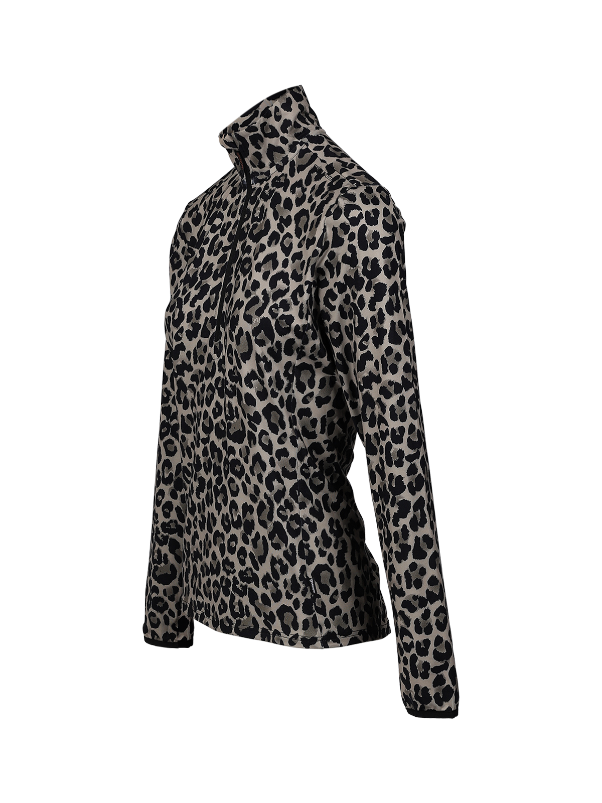 Rodia-Print Women Snow Fleece | Black