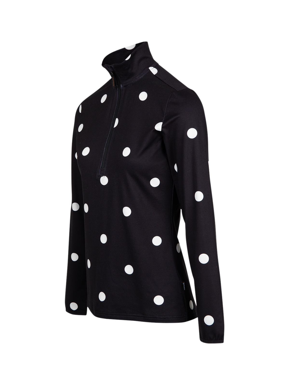 Rodika-Dot Women Snow Fleece | Black
