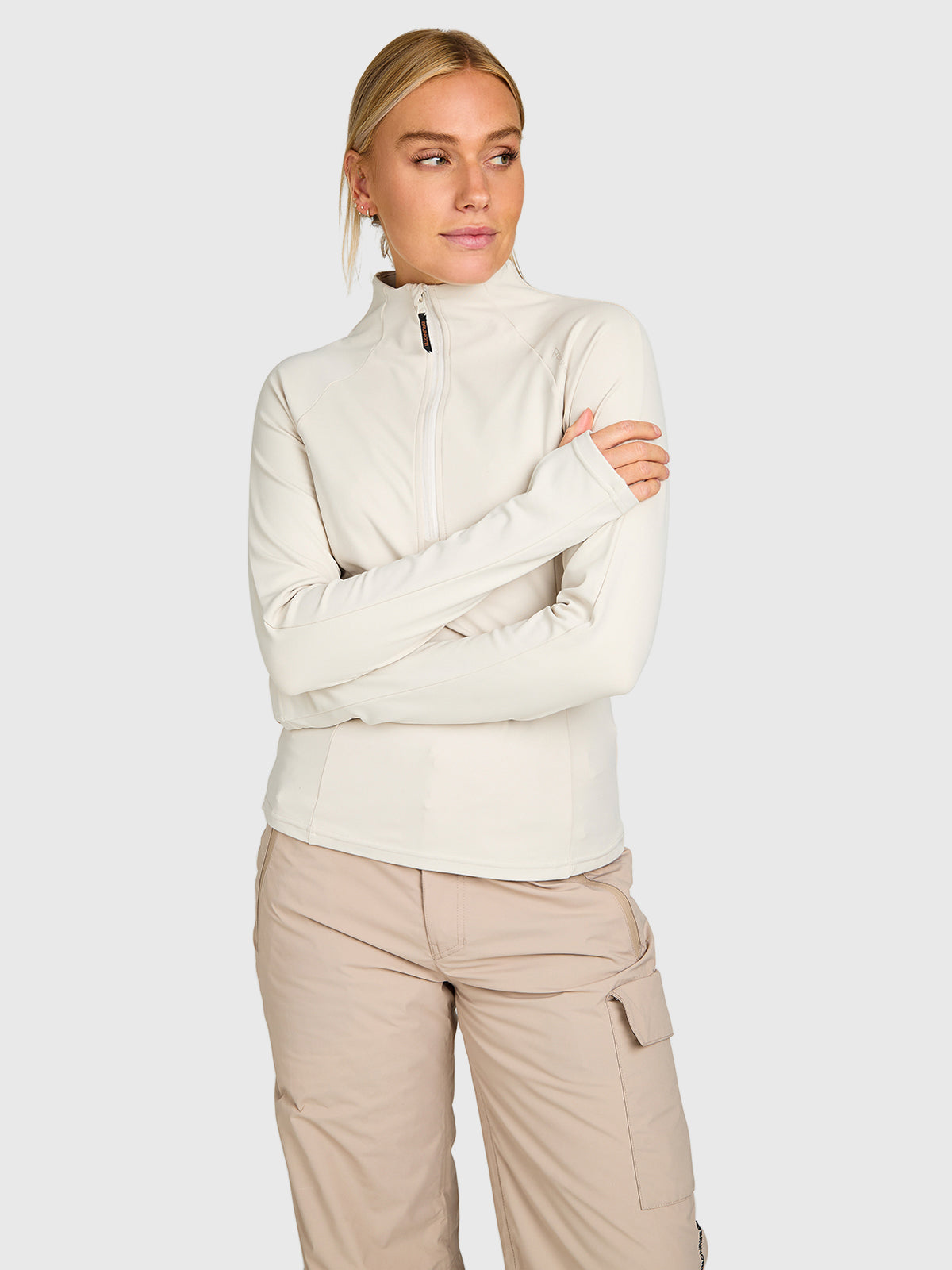 Sanna Women Snow Fleece | Moonbeam