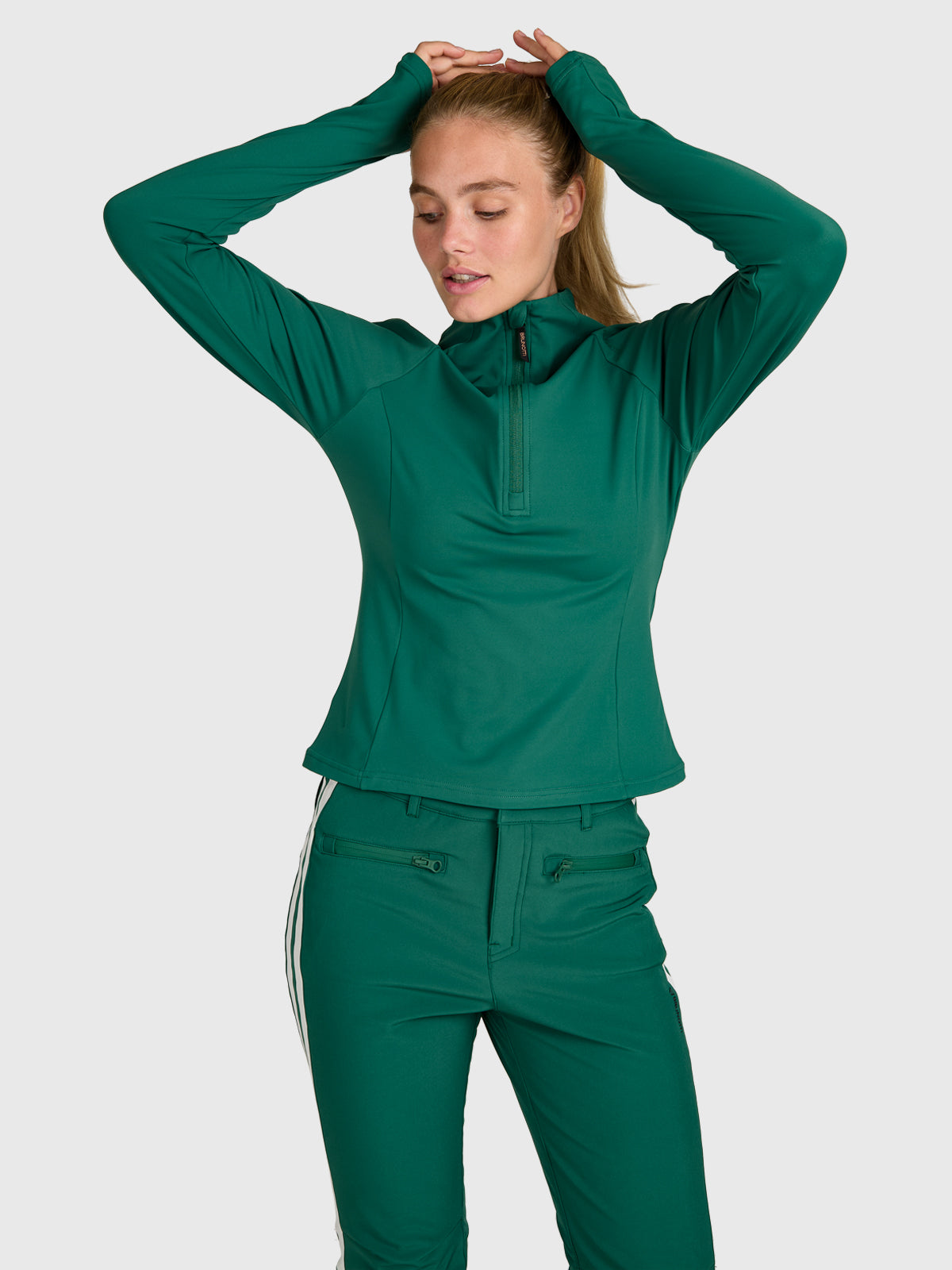 Sanna Women Snow Fleece | Hunter Green