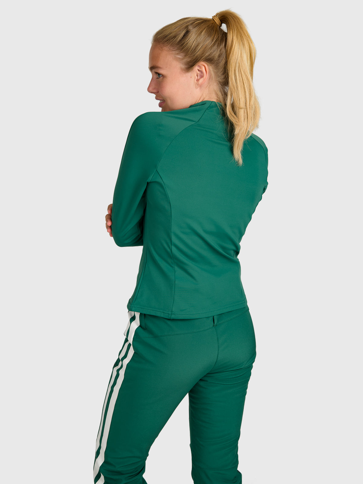 Sanna Women Snow Fleece | Hunter Green