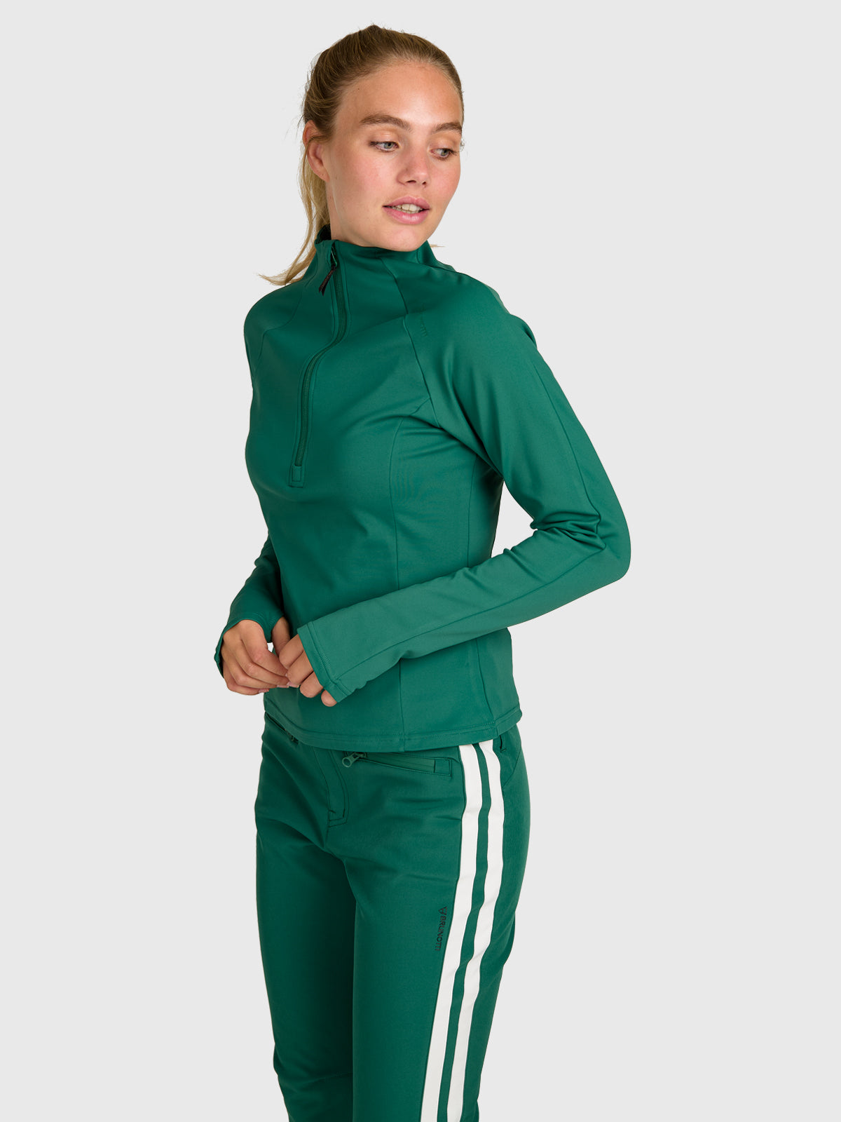 Sanna Women Snow Fleece | Hunter Green