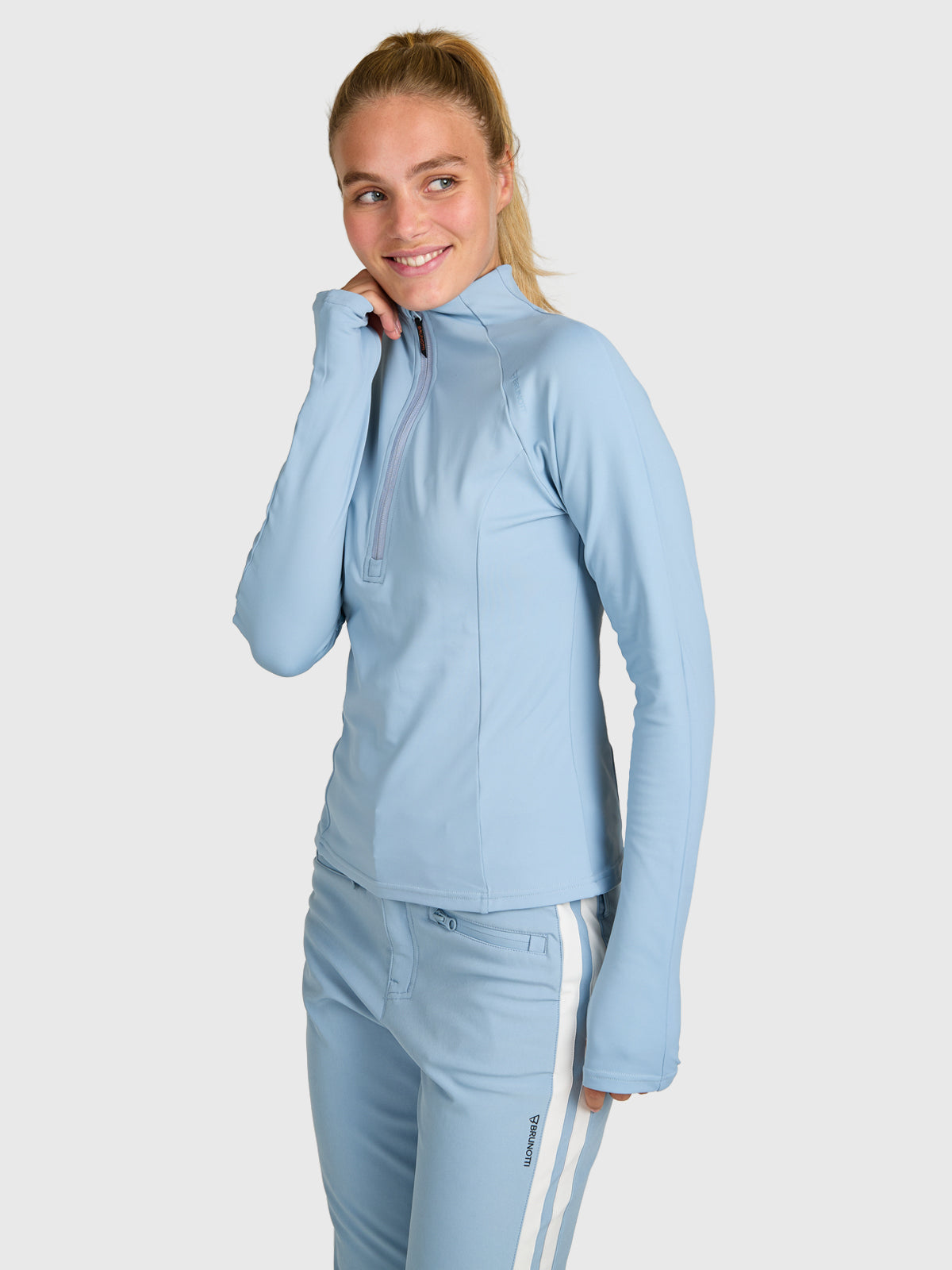 Sanna Women Snow Fleece | Pale Blue