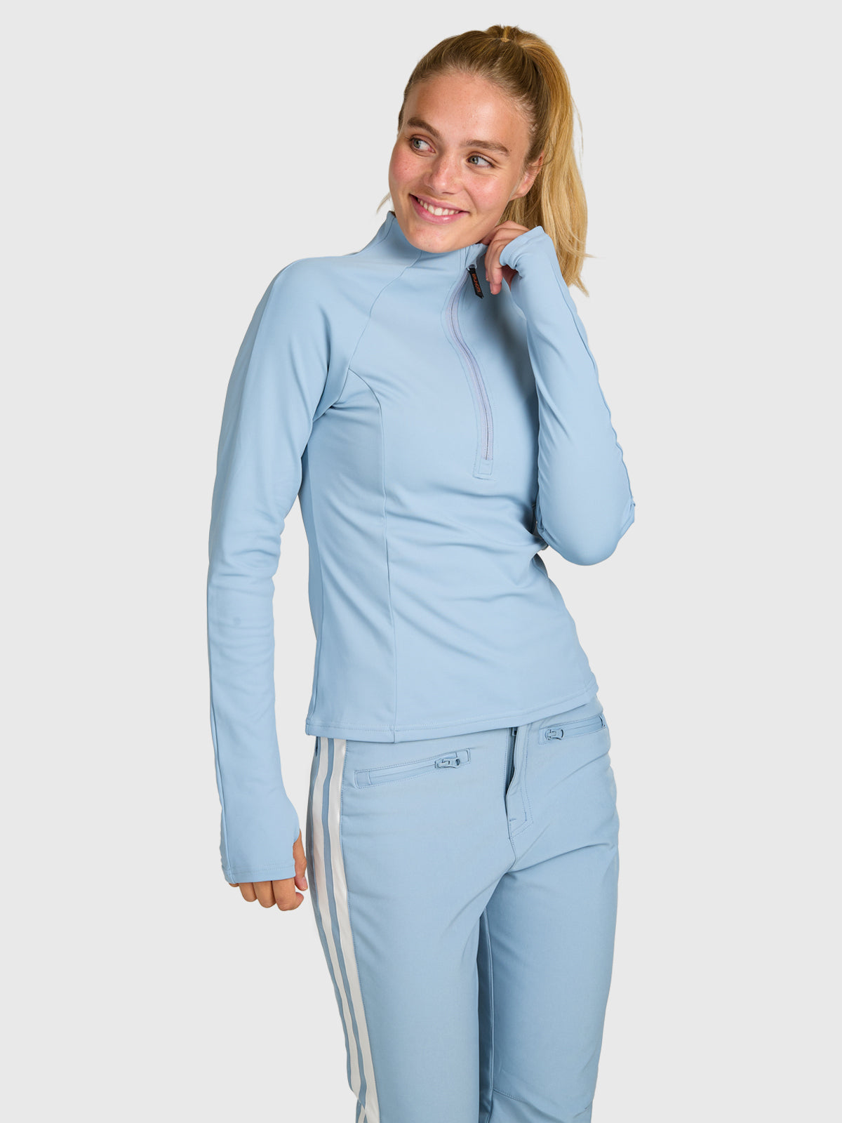 Sanna Women Snow Fleece | Pale Blue
