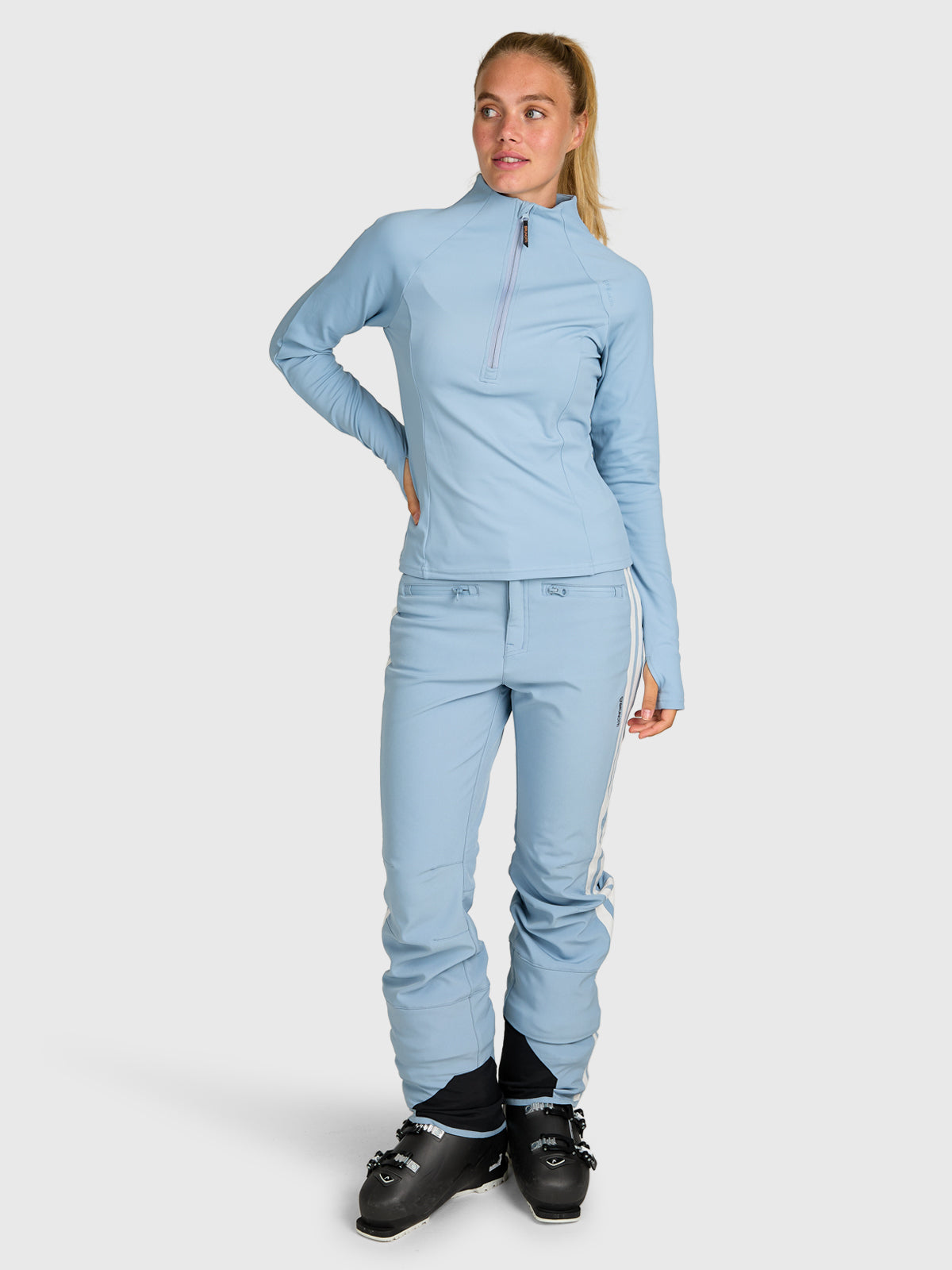 Sanna Women Snow Fleece | Pale Blue