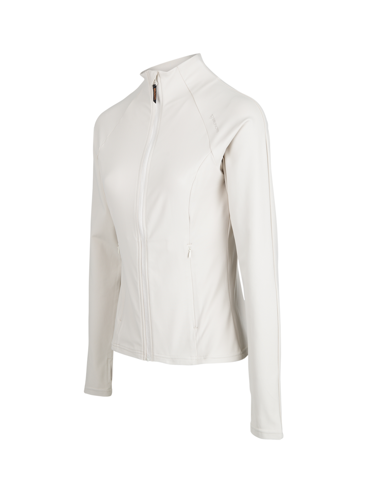 Sanna-Zip Women Snow Fleece | Moonbeam