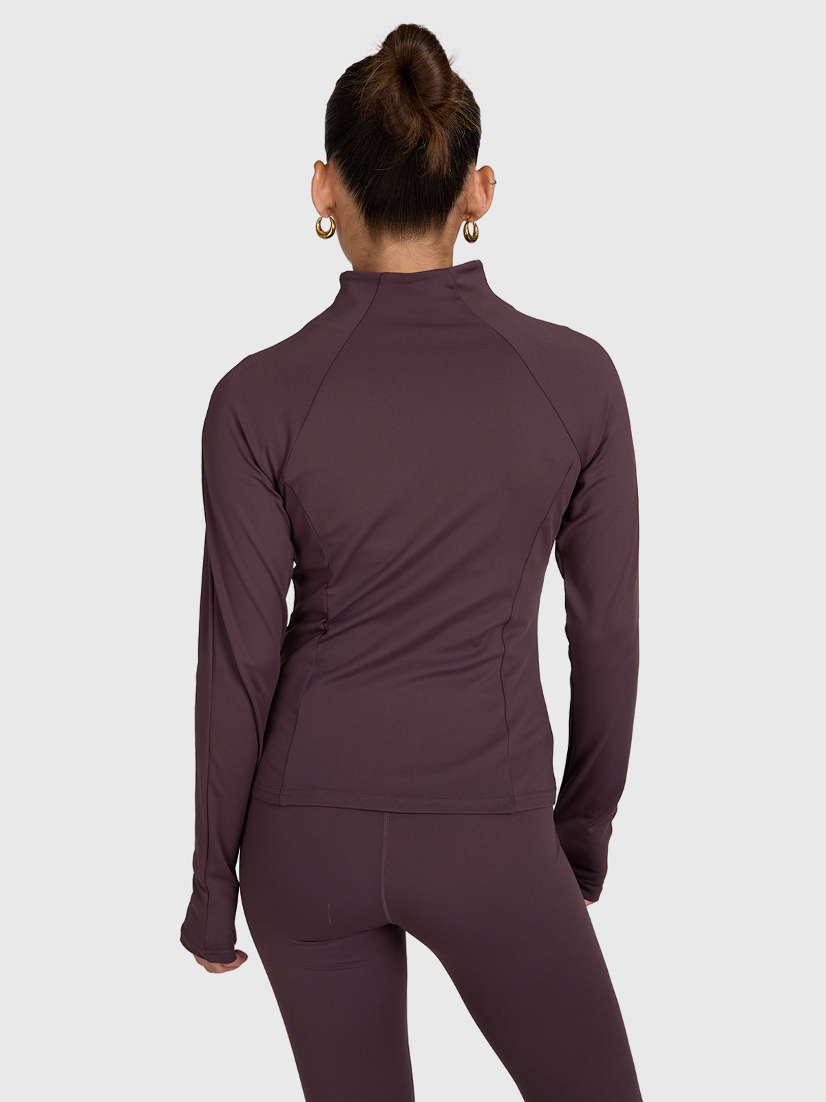 Sanna-Zip Women Snow Fleece | Raisin
