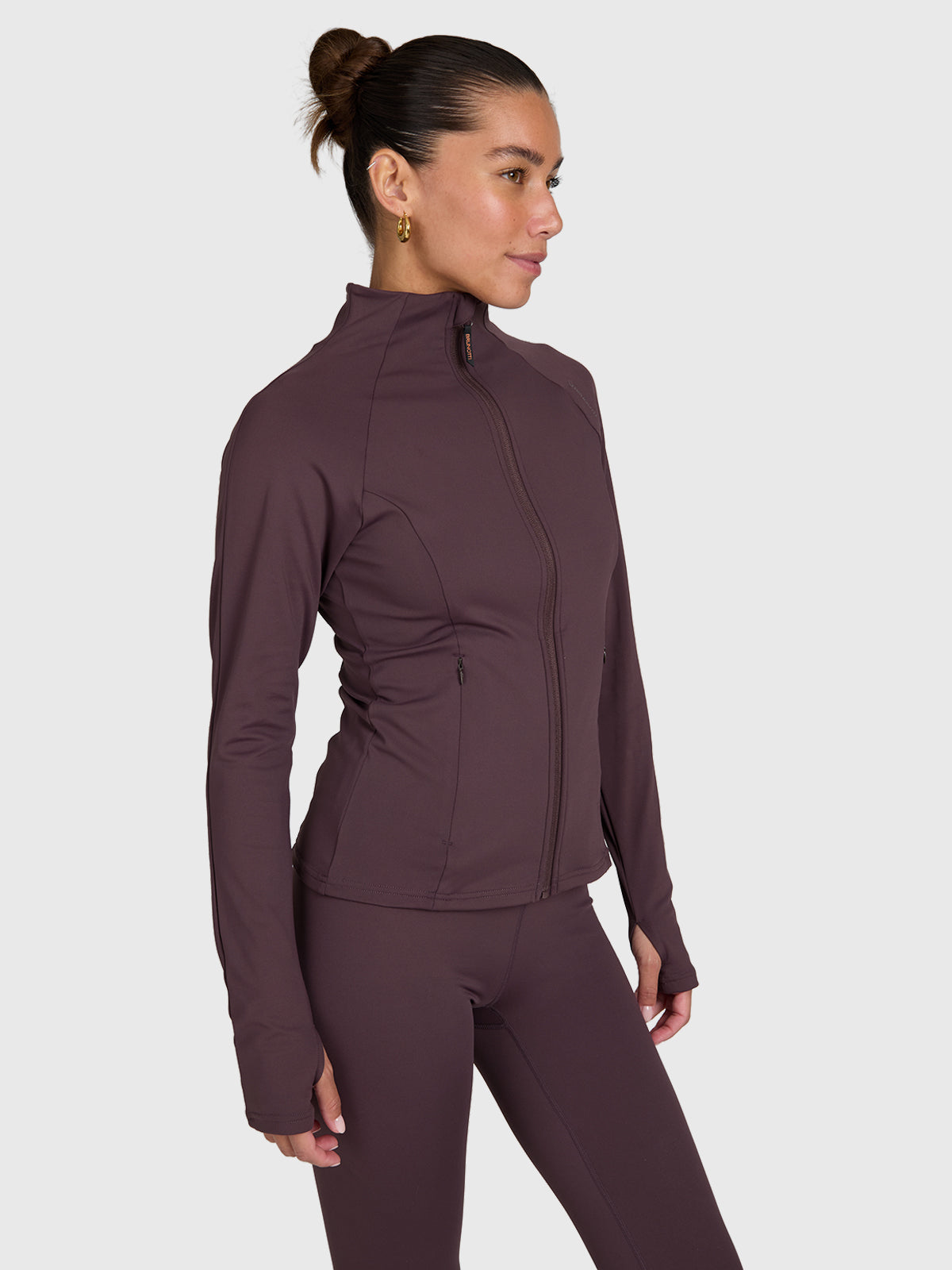Sanna-Zip Women Snow Fleece | Raisin