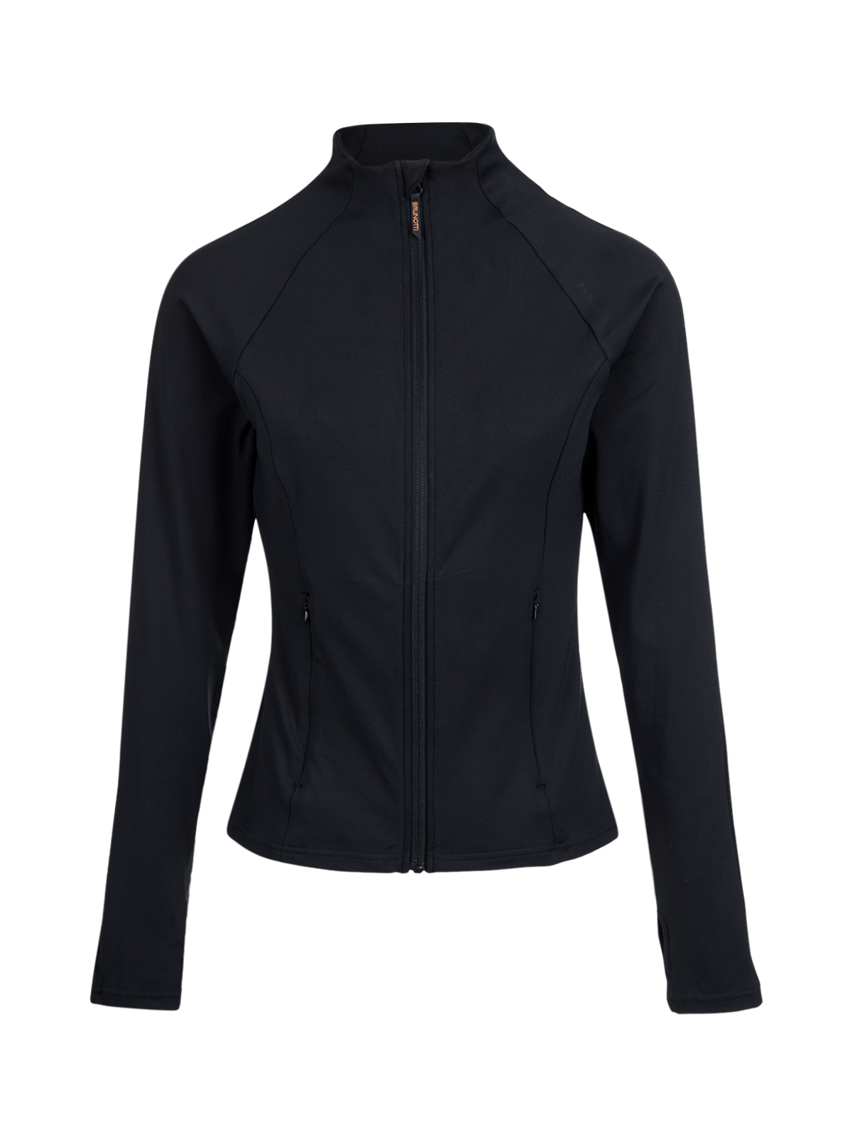 Sanna-Zip Women Snow Fleece | Black