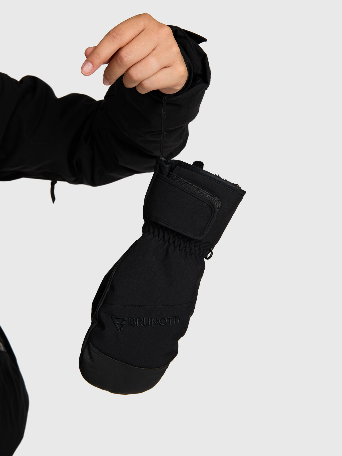 Mittylee Women Snow Gloves | Black