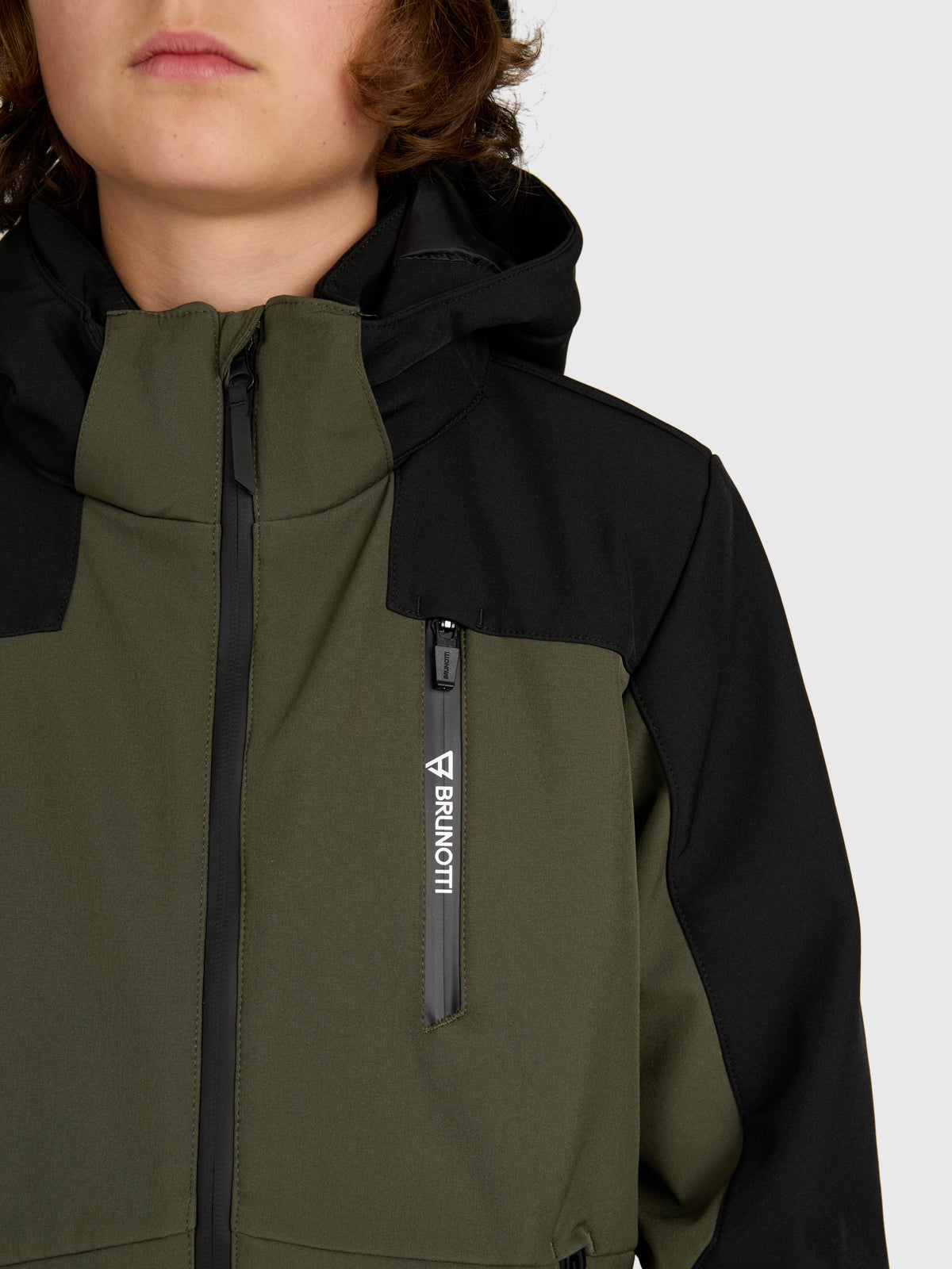 Takkay Boys Softshell Jacket Snow | Deep Green