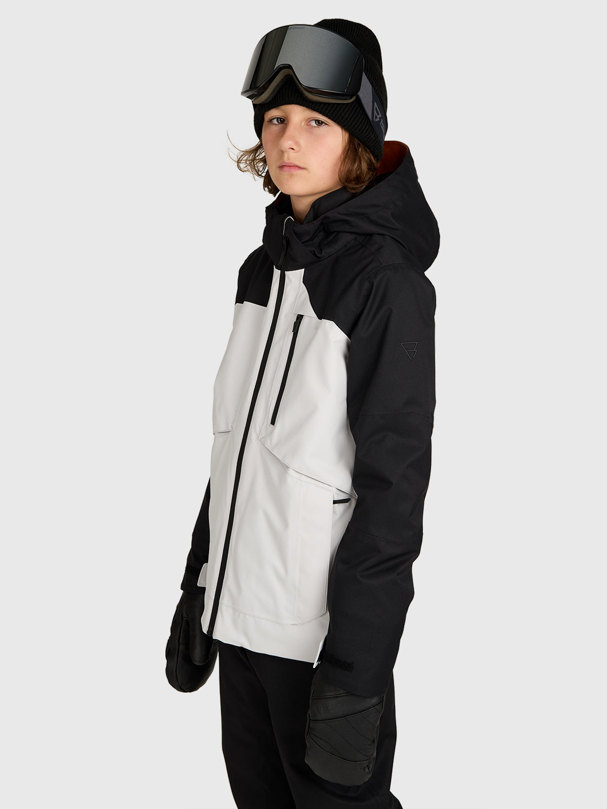 Kanishery Boys Snow Jacket | Soft Grey