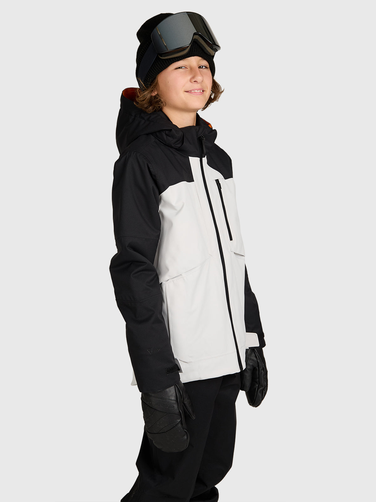Kanishery Boys Snow Jacket | Soft Grey