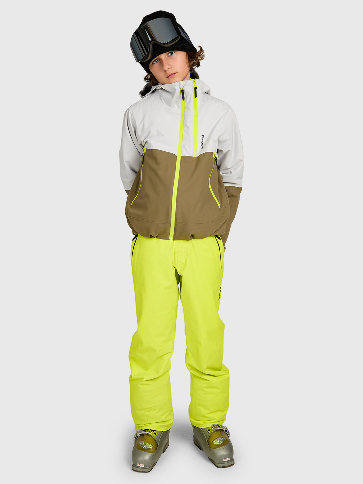 Footraily Boys Snow Pants | Acid Lime