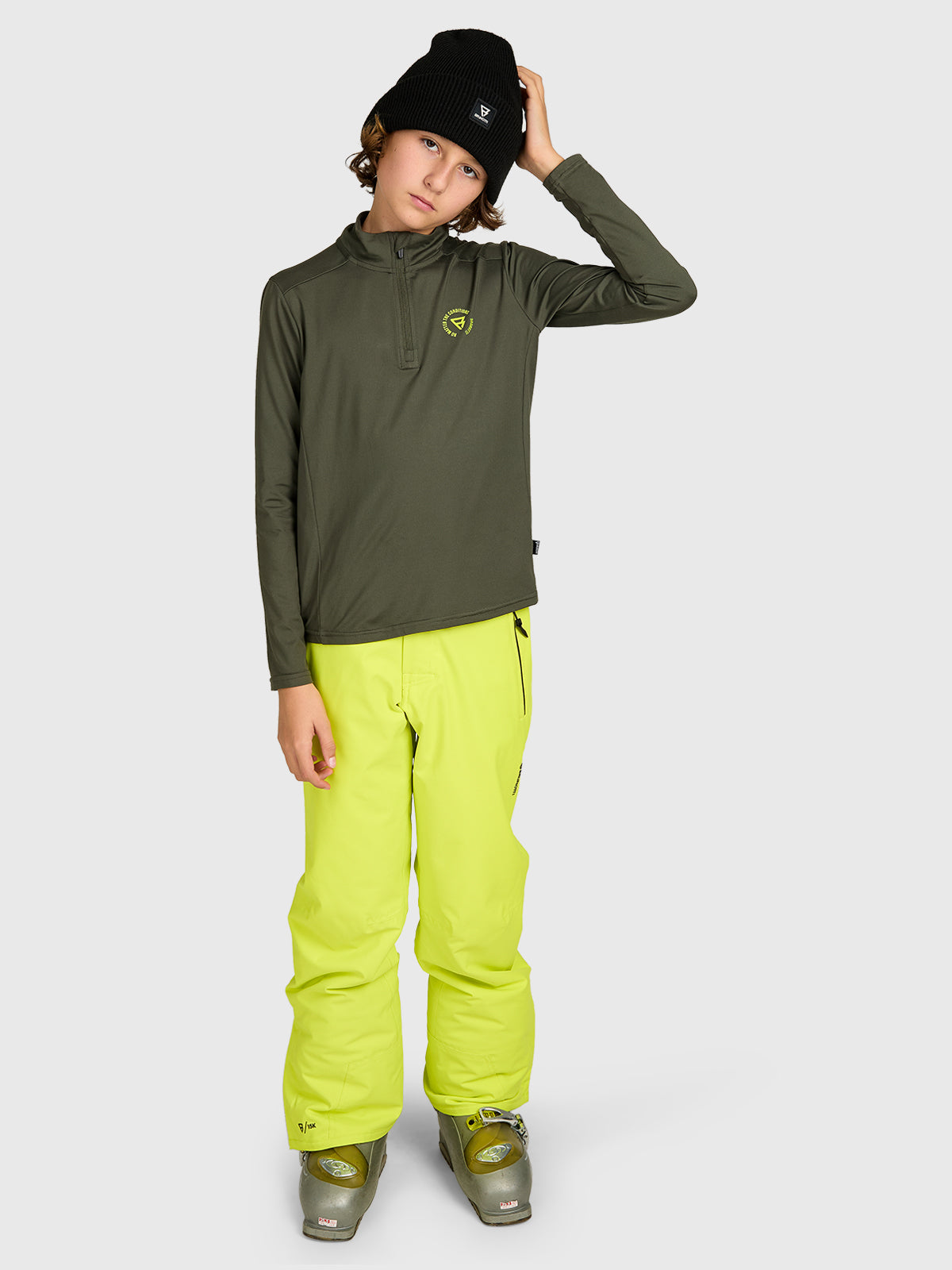 Footraily Boys Snow Pants | Acid Lime