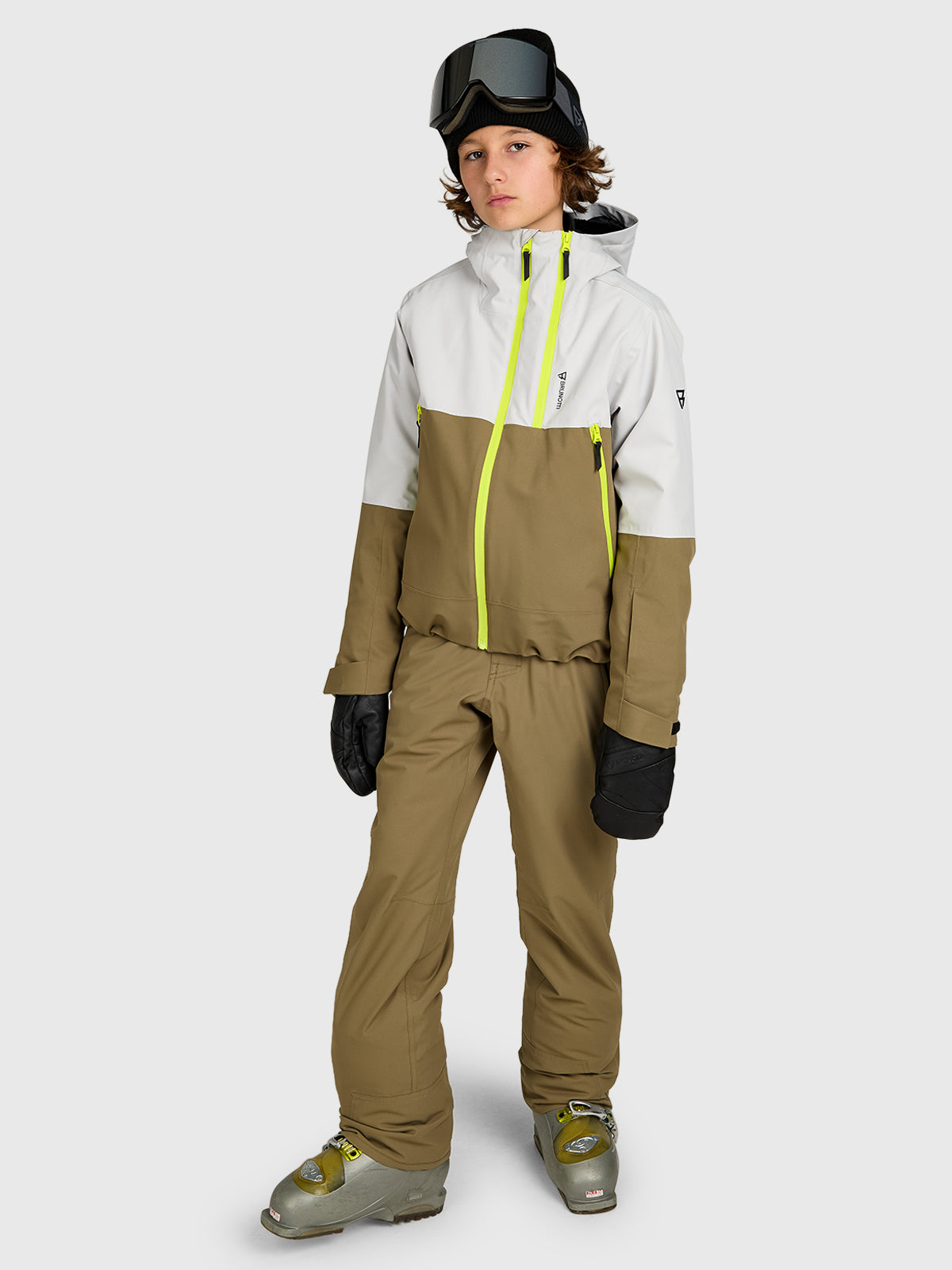 Footraily Boys Snow Pants | Dusky Green