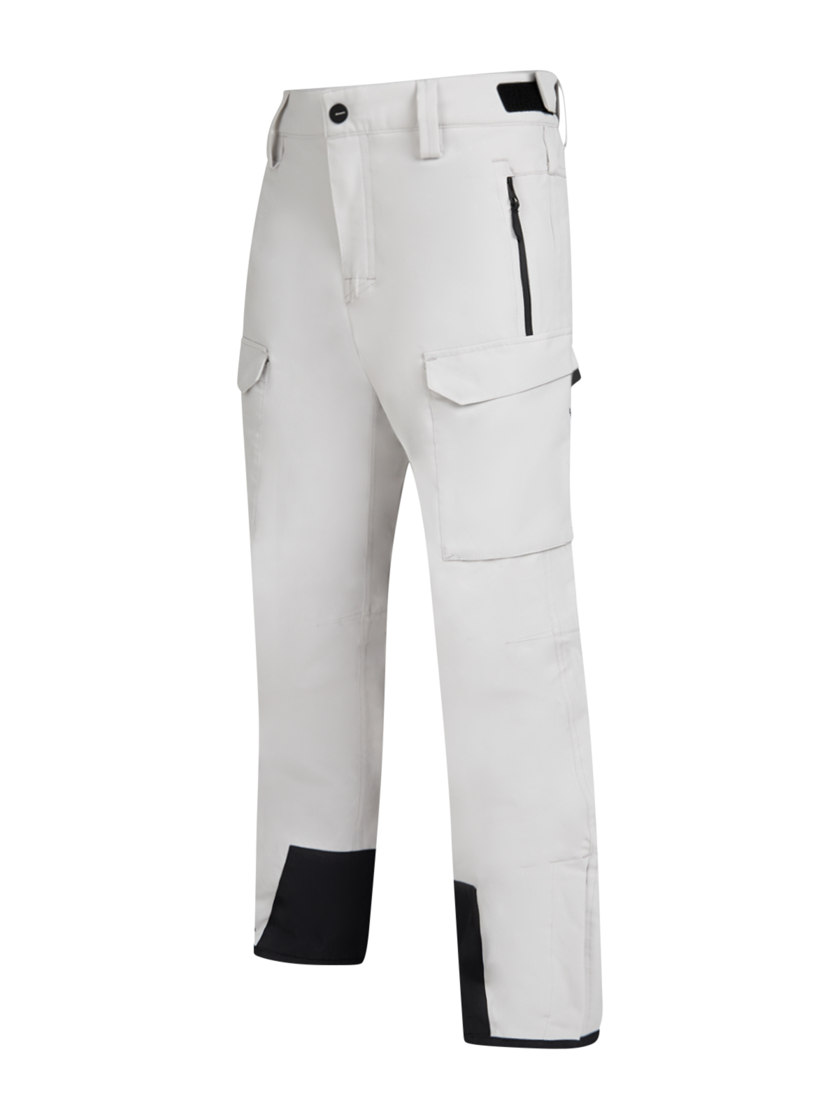Footraily-Cargo Boys Snow Pants | Soft Grey