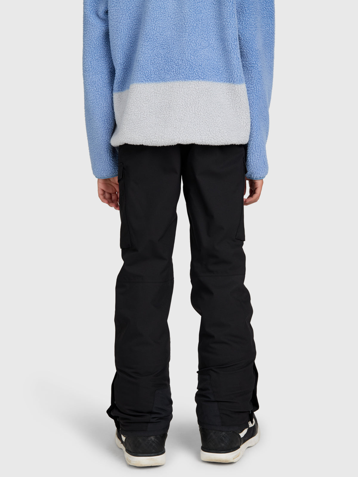 Footraily-Cargo Boys Snow Pants | Black