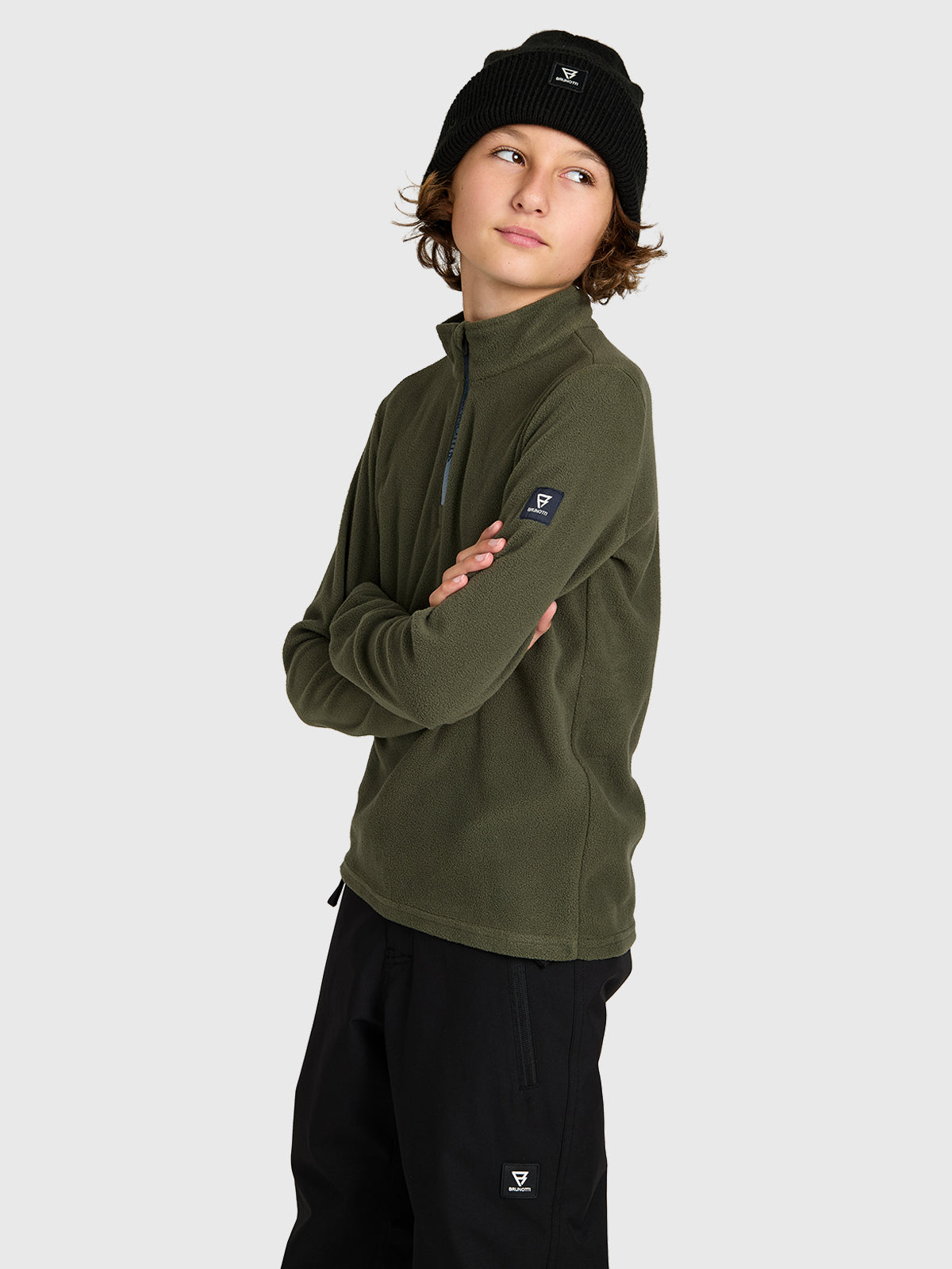 Tenny Boys Snow Fleece | Deep Green