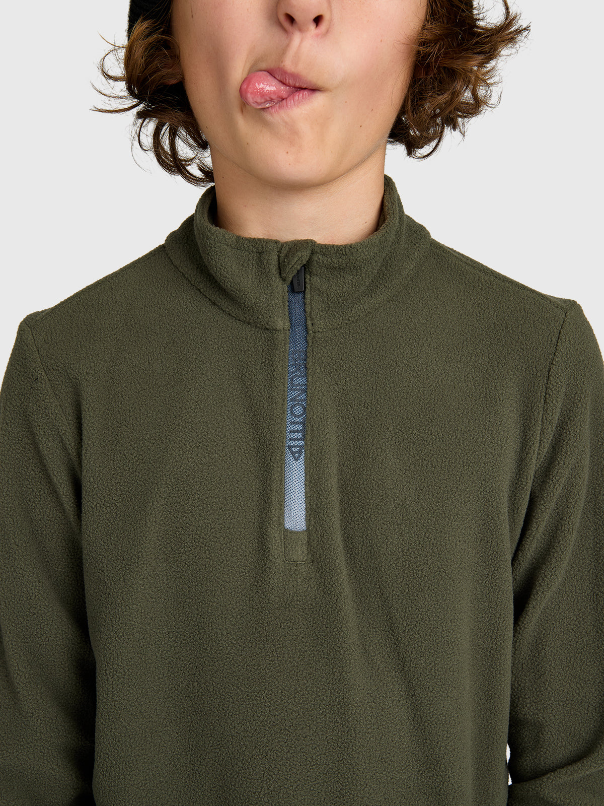 Tenny Boys Snow Fleece | Deep Green