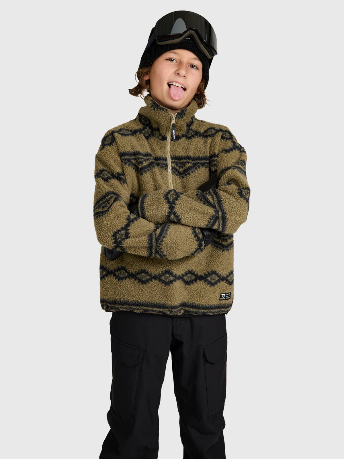 Kennety Boys Urban Fleece | Dusky Green