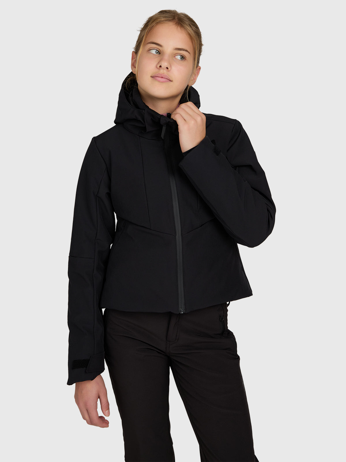 Jany Girls Softshell Jacket Snow | Black