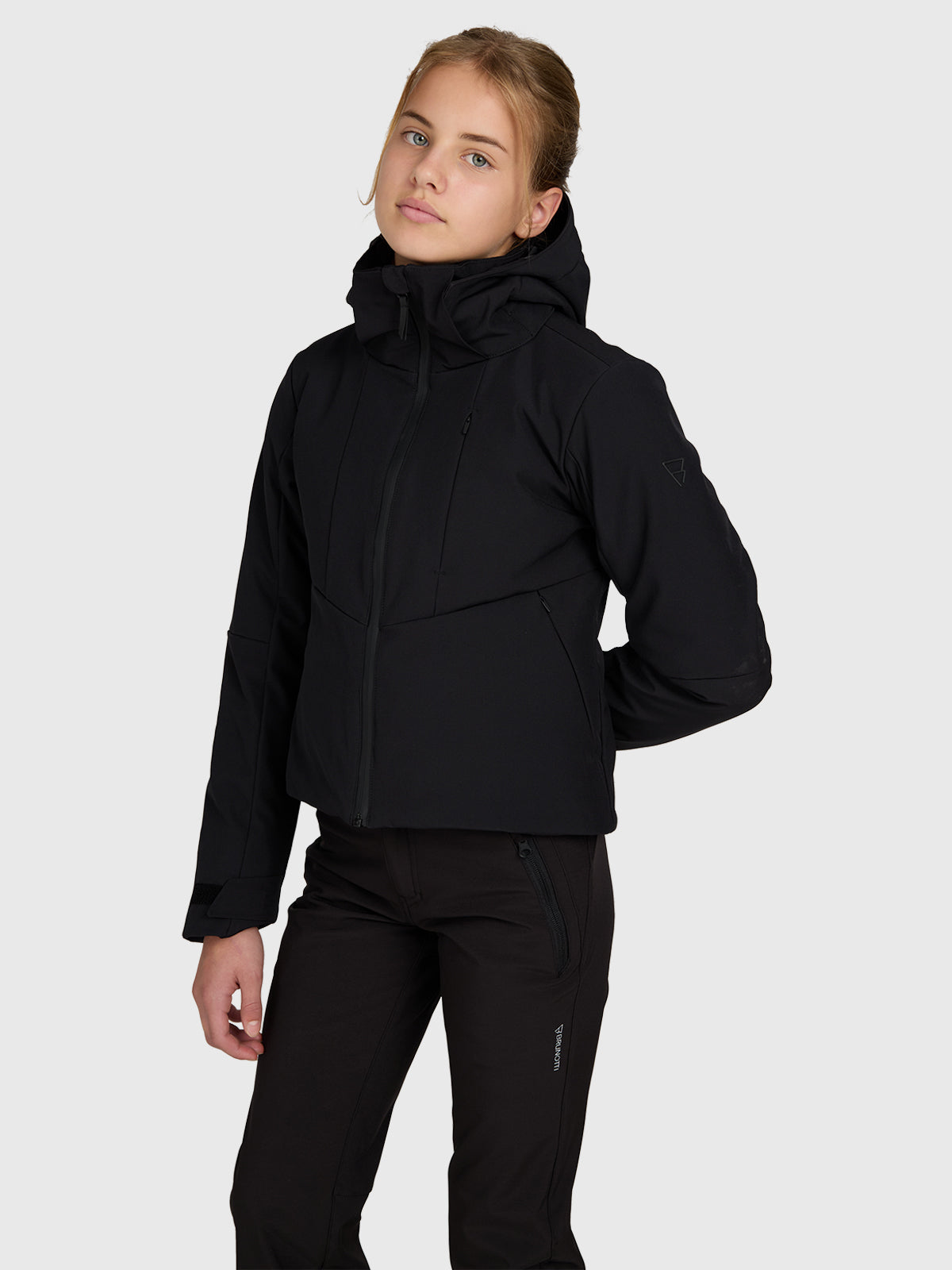 Jany Girls Softshell Jacket Snow | Black