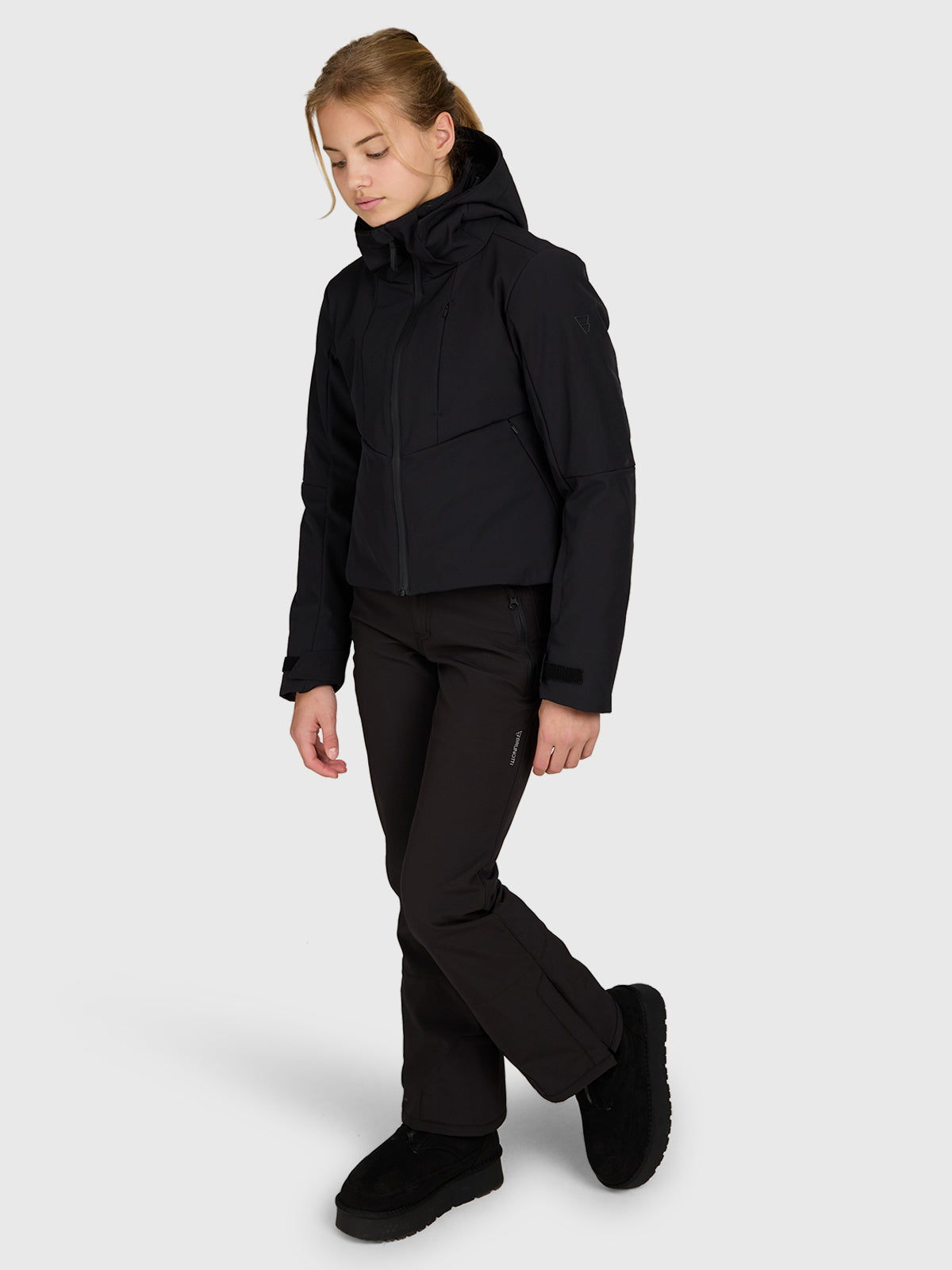 Jany Girls Softshell Jacket Snow | Black