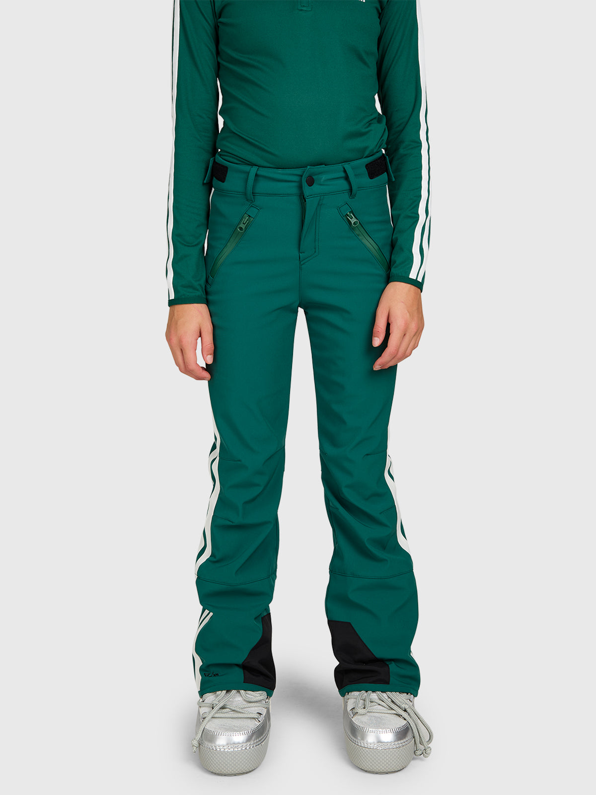 Lennys Girls Softshell Pants | Hunter Green