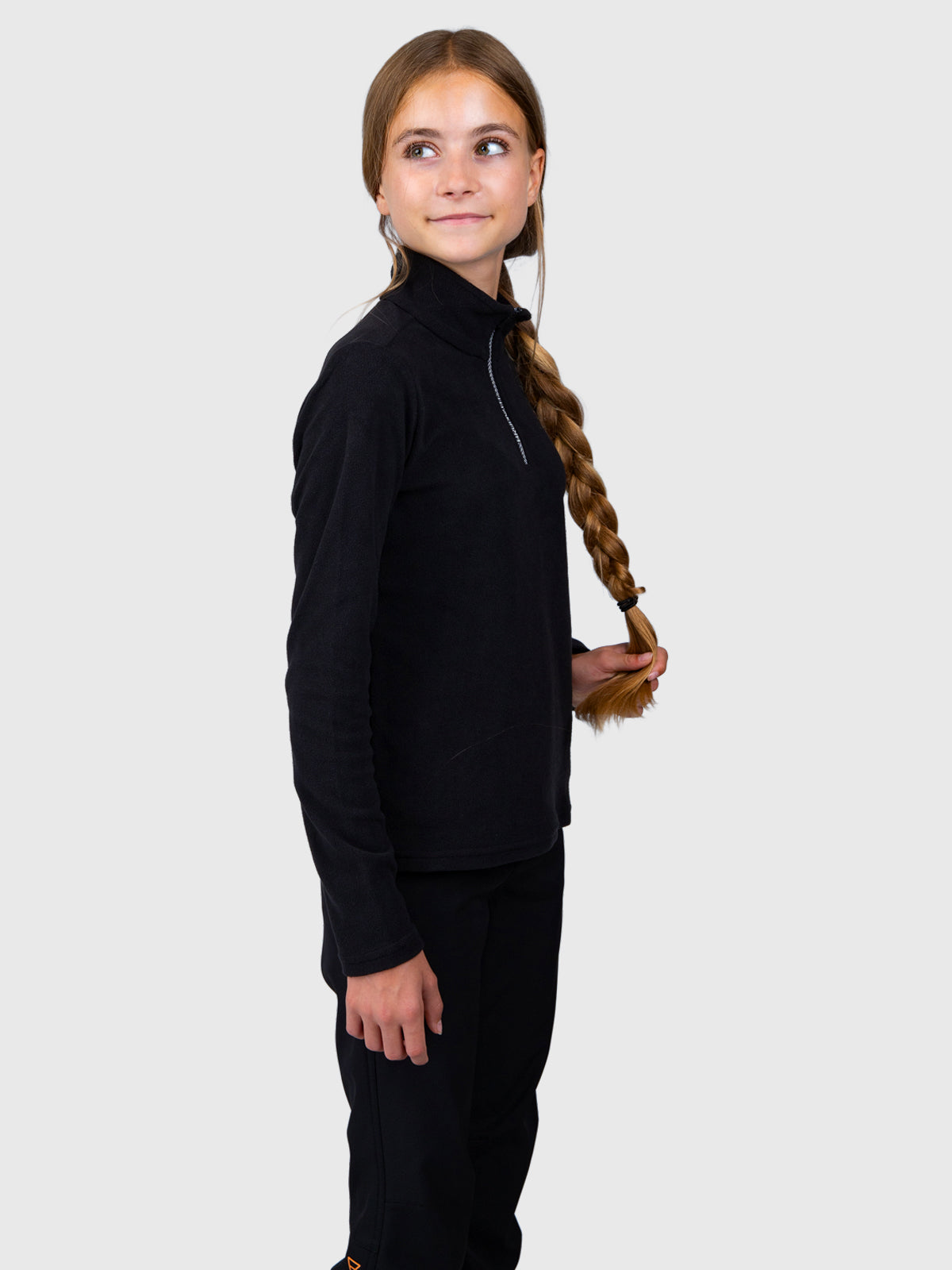Mismy Girls Snow Fleece | Black