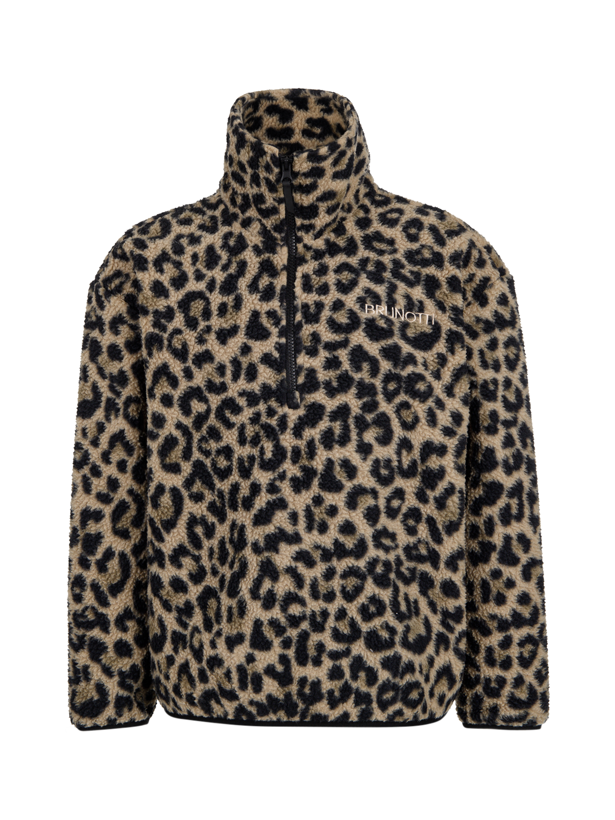 Rezany-Print Girls Snow Fleece | Black