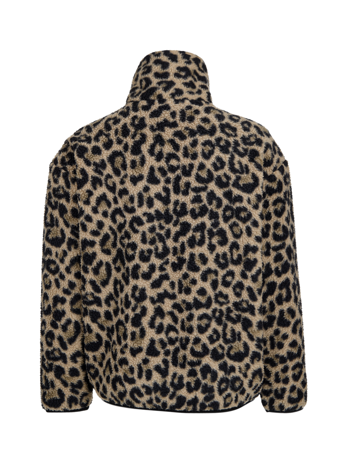 Rezany-Print Girls Snow Fleece | Black