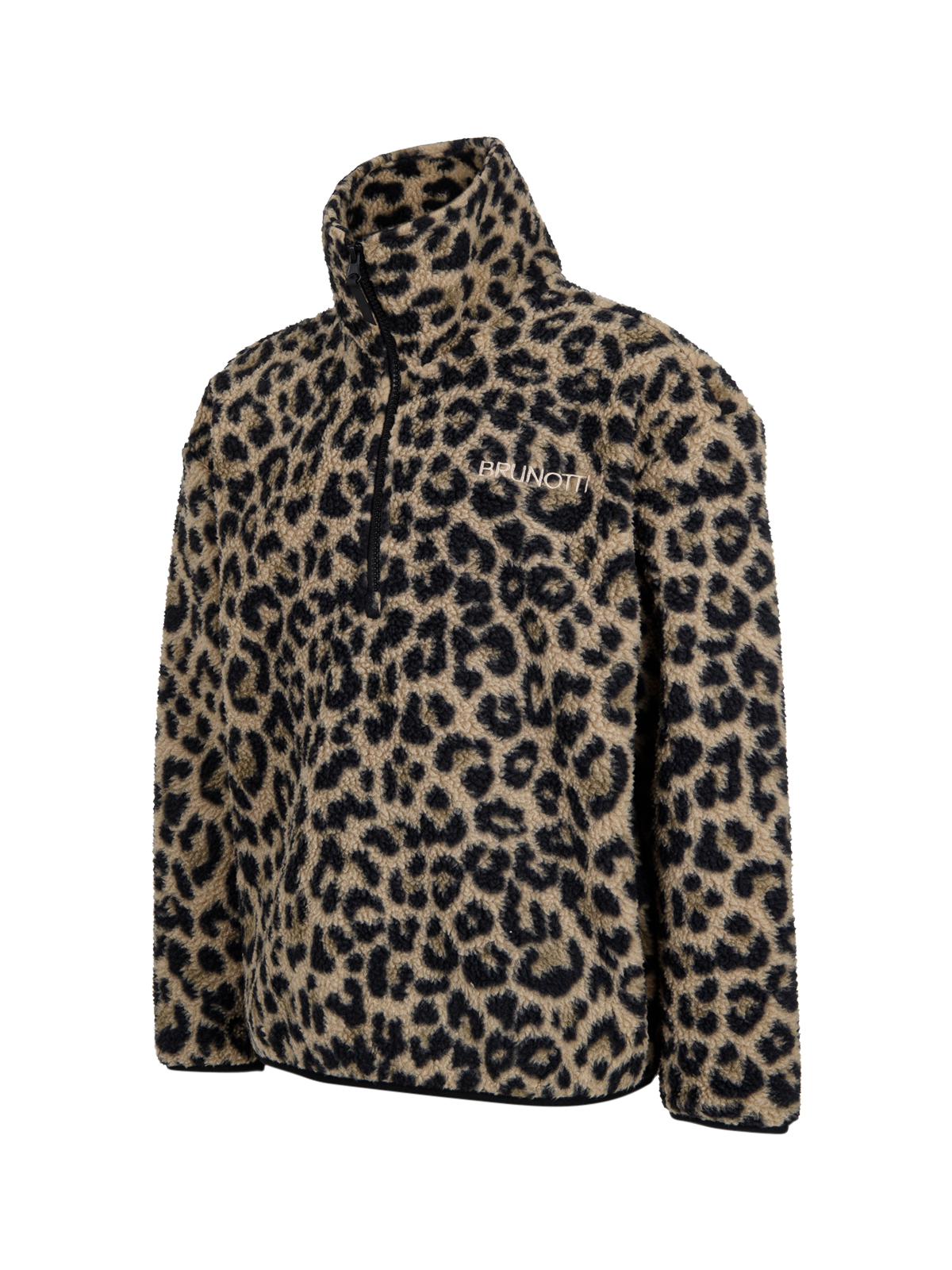 Rezany-Print Girls Snow Fleece | Black
