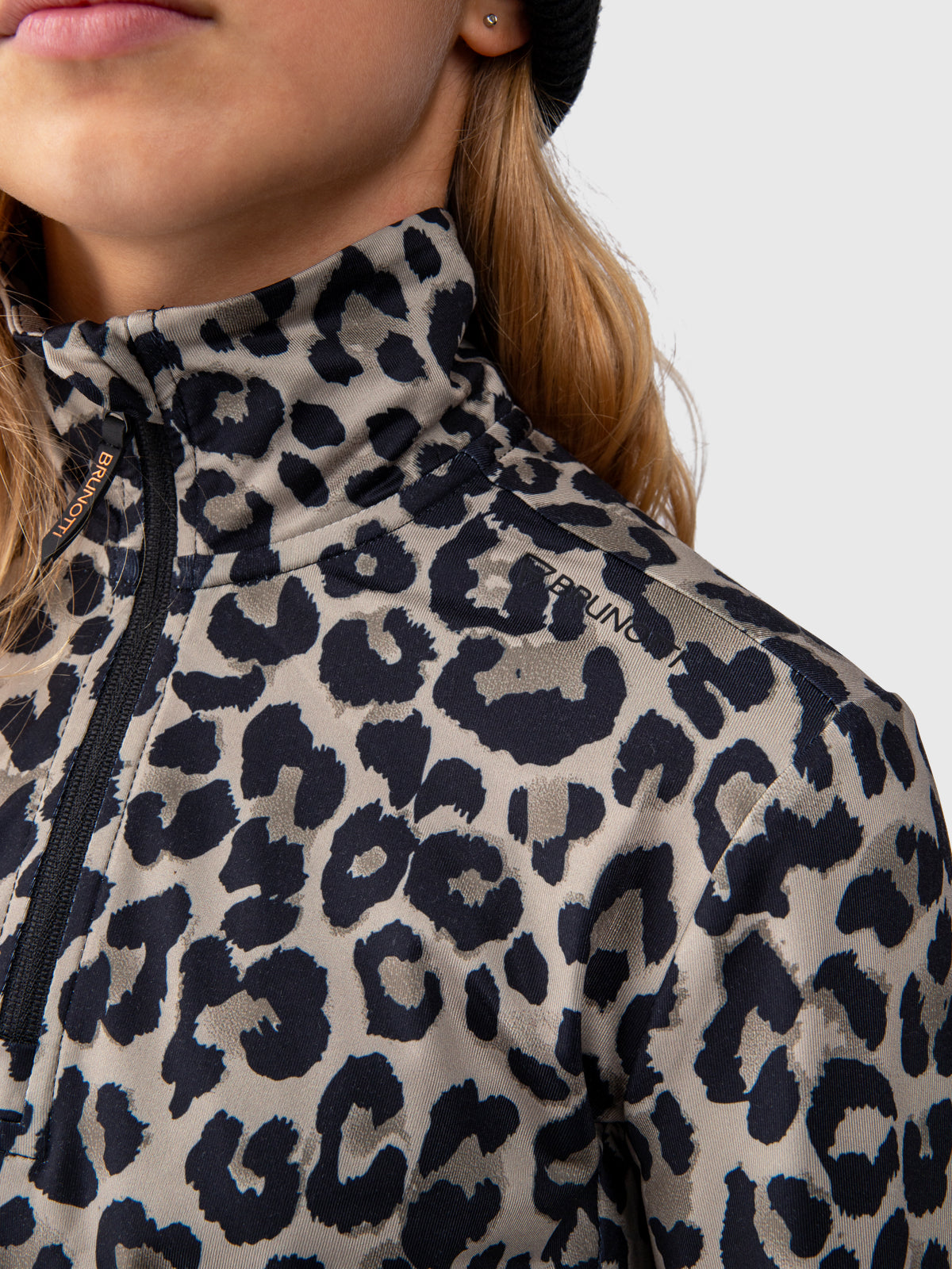 Rodiany-Print Girls Snow Fleece | Black