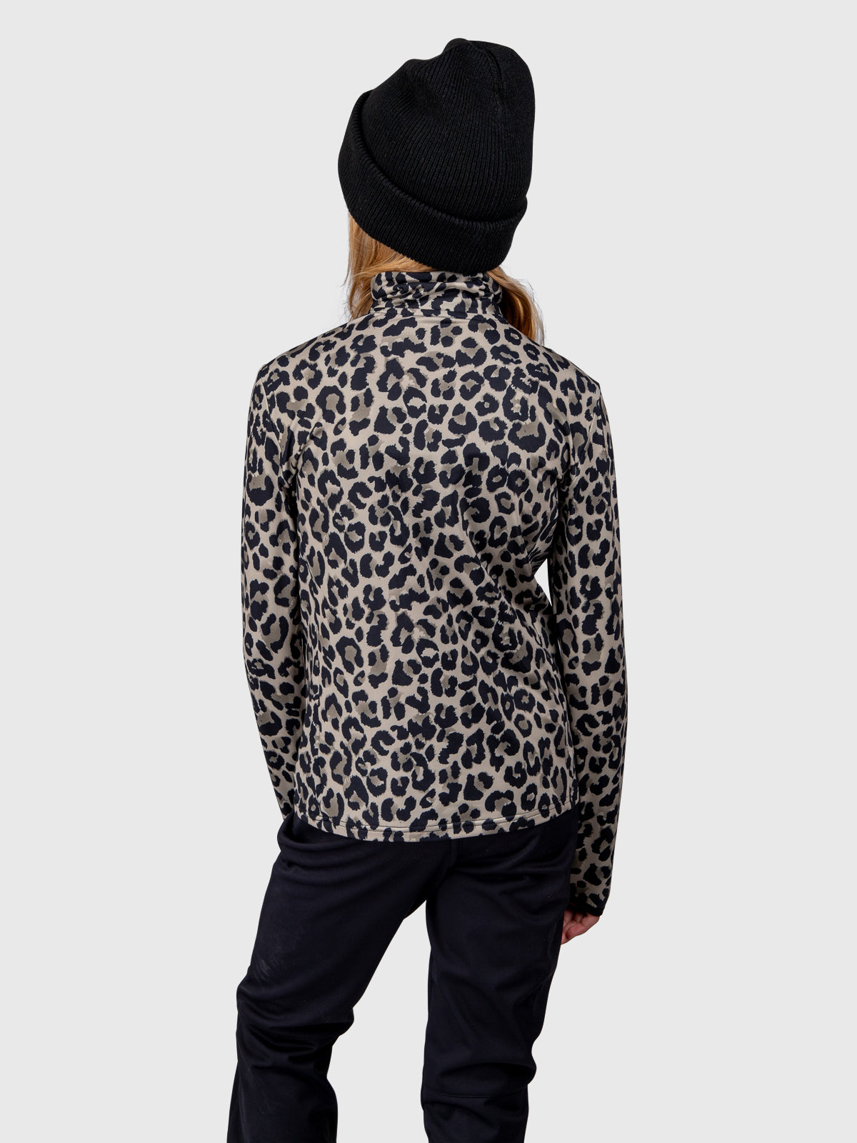 Rodiany-Print Girls Snow Fleece | Black